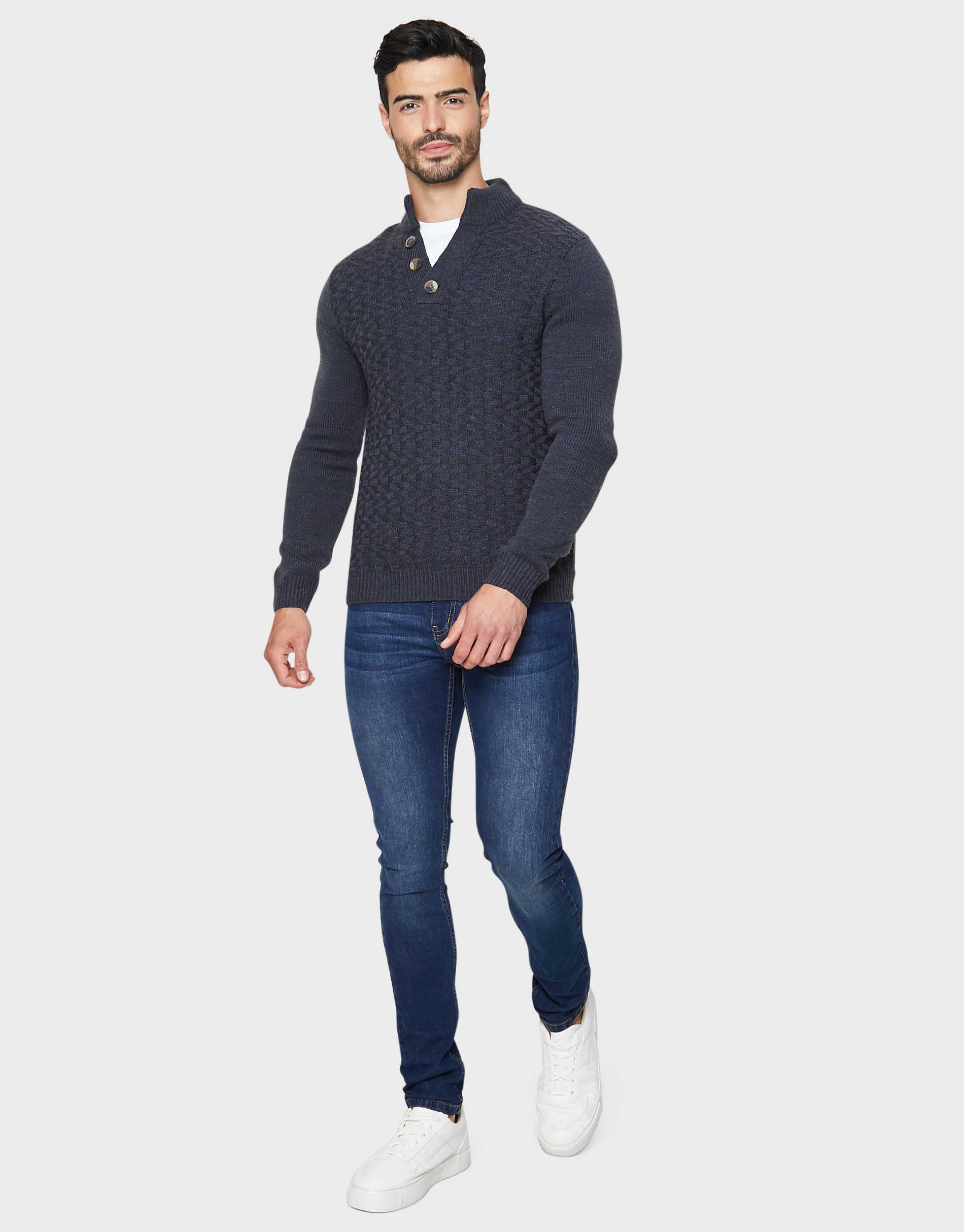 Threadbare Rundhalspullover Kelley (1-tlg) mit V-Ausschnitt günstig online kaufen