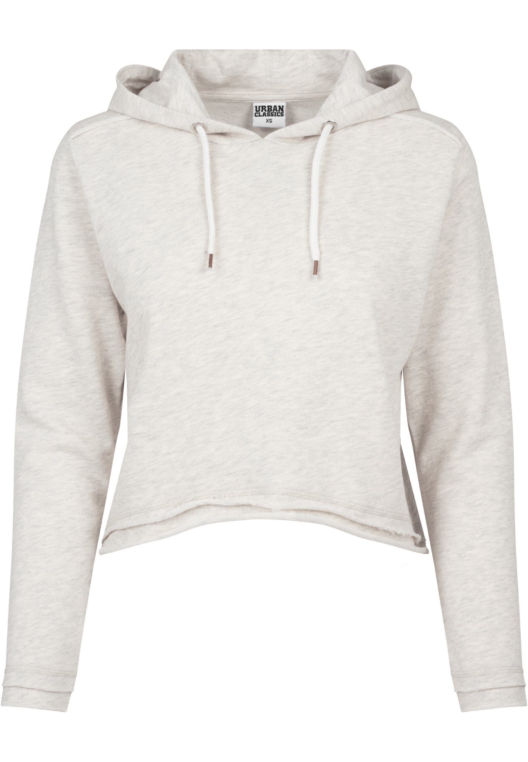 URBAN CLASSICS Rundhalspullover Urban Classics Damen Ladies Cropped Terry Hoody (1-tlg)