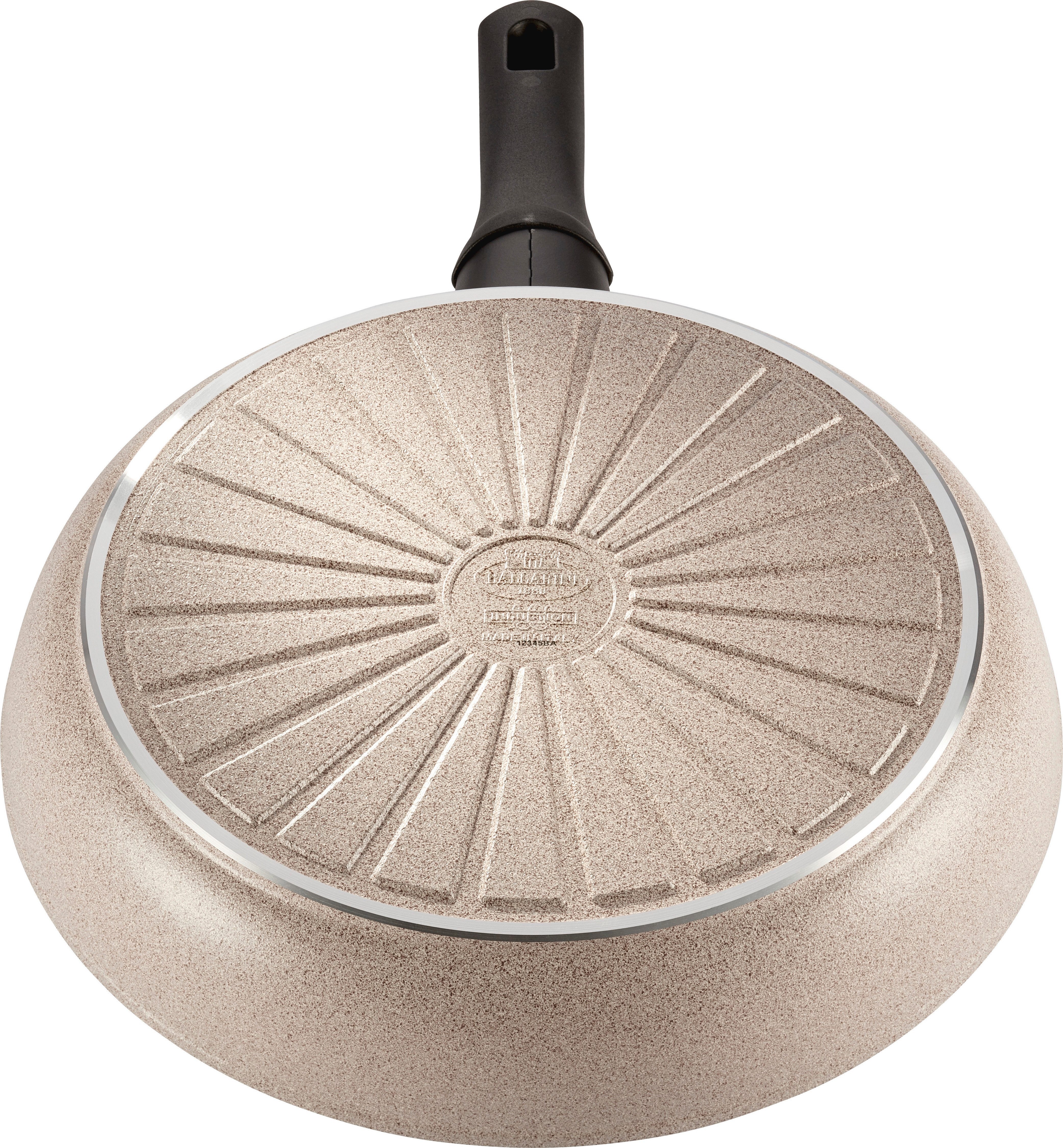 BALLARINI Bratpfanne Ledro, Aluminium (1-tlg), Keramikbeschichtung, recyceltes Aluminium, Thermopoint, Made in Italy