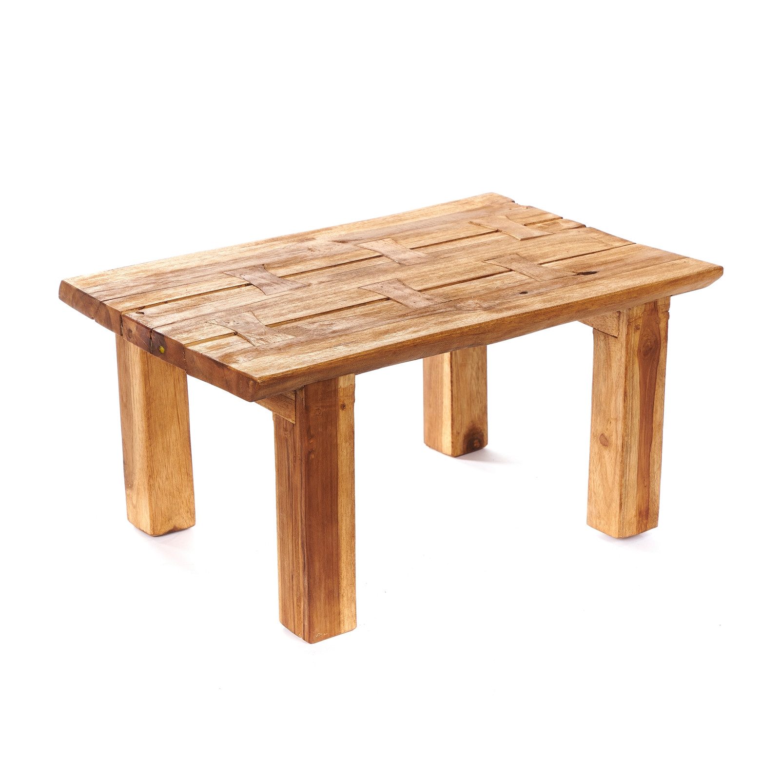 DESIGN DELIGHTS Beistelltisch BEISTELLTISCH Grain 60, 60x45x30cm (BxTxH), kleiner Beistell Hocker a