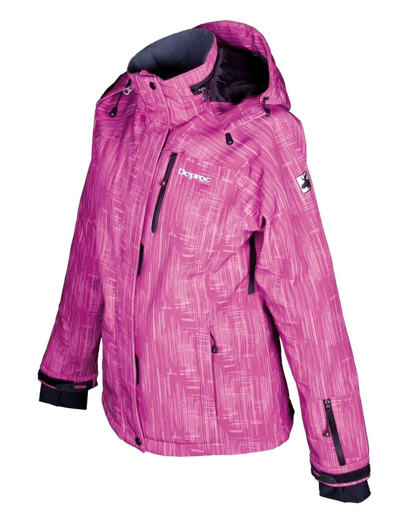 DEPROC Active Winterjacke CHICOPEE WINTER Großen NEW auch Größen SNOW & WOMEN CS erhältlich purple in