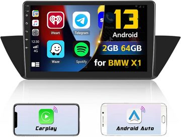 GABITECH ür BMW X1 E84 2009-2012. 10" Android 13 Autoradio GPS Navi MP5 FM f Autoradio (FM, AM, RDS, WiFi, Bluetooth, Plug & Play, USB, Drahtlos Carplay und Android Auto)