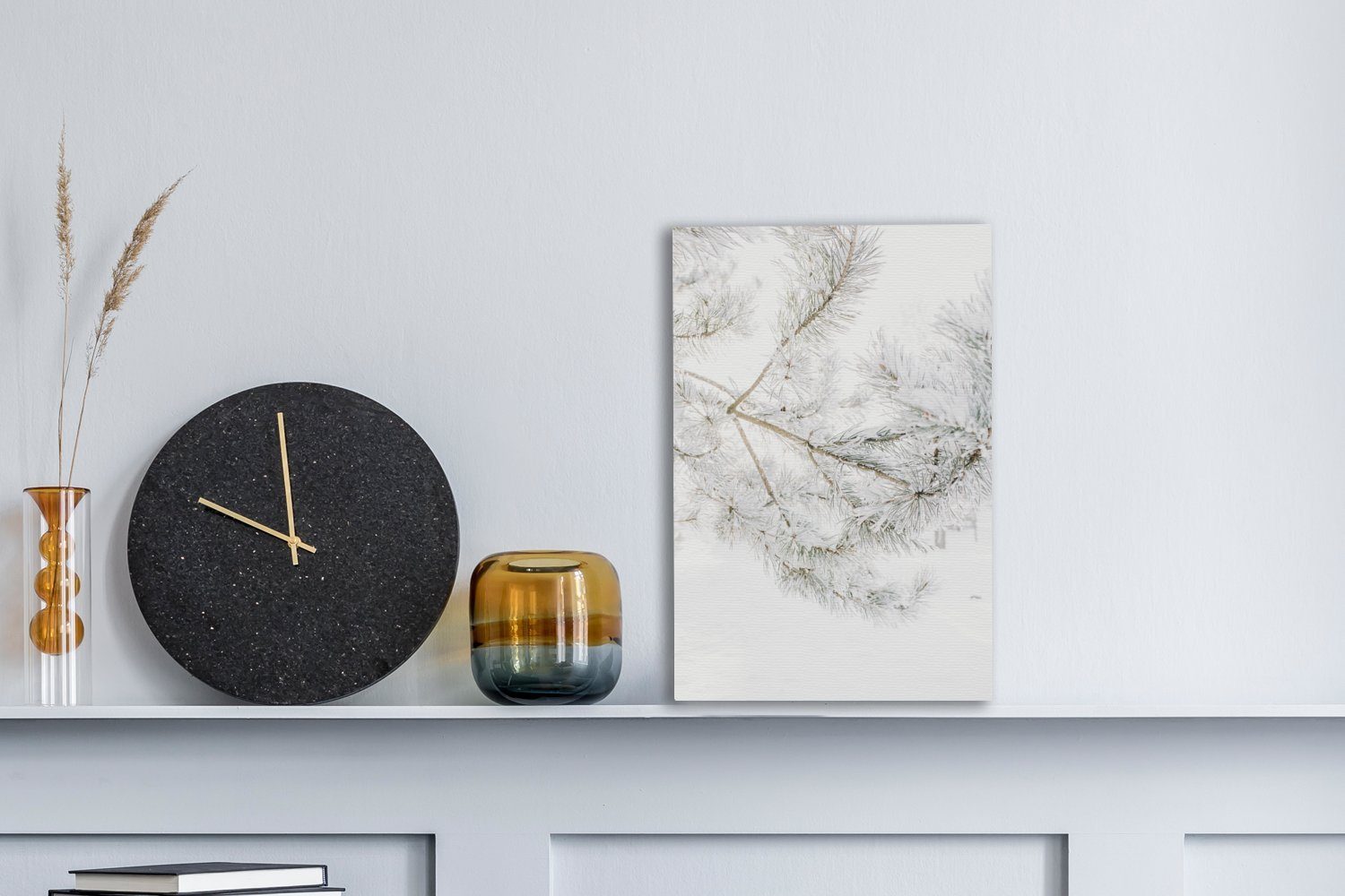 OneMillionCanvasses® Leinwandbild Winter - Schnee - günstig online kaufen
