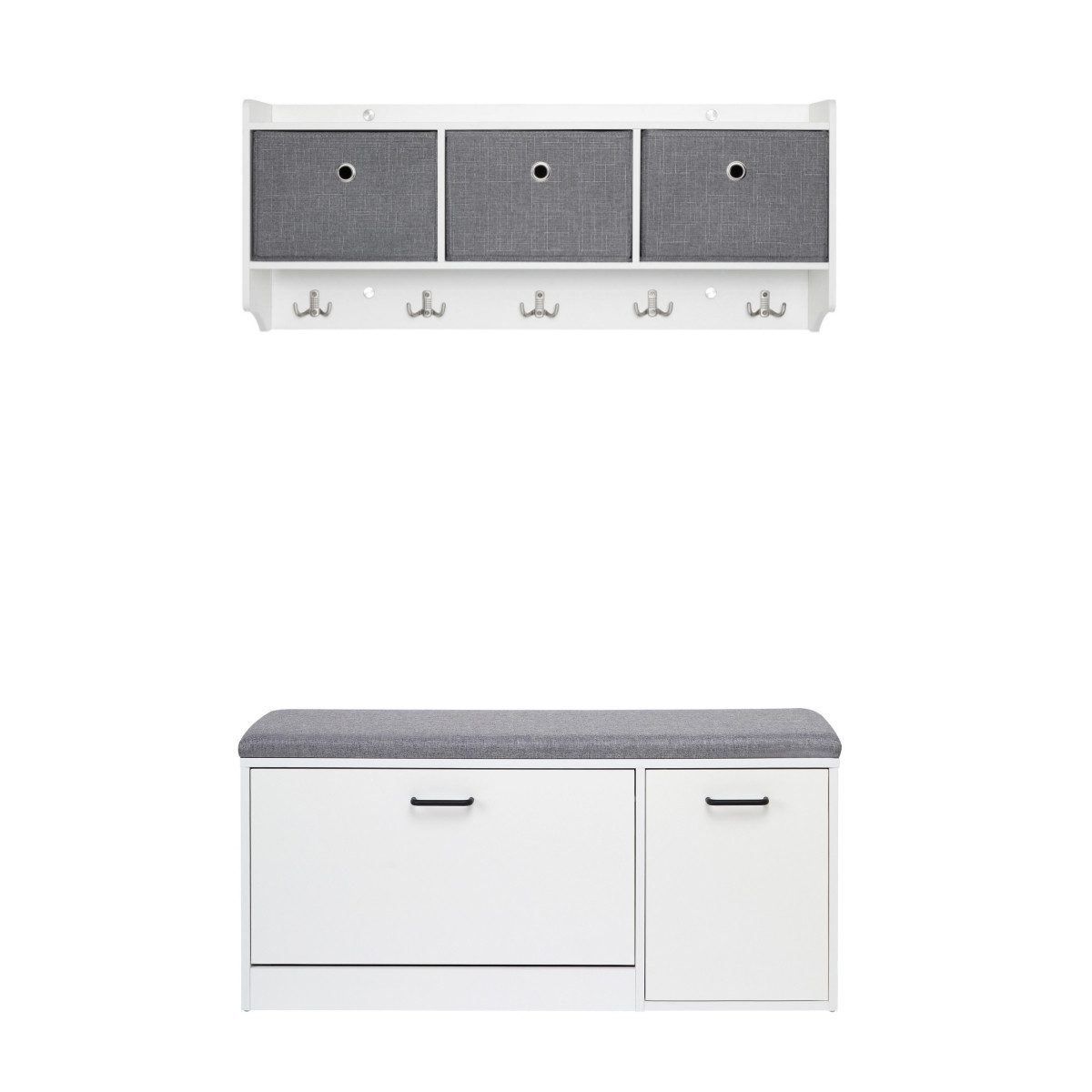 Mondeer Garderoben-Set (2-St), Garderobe mit Schuhbank, günstig online kaufen