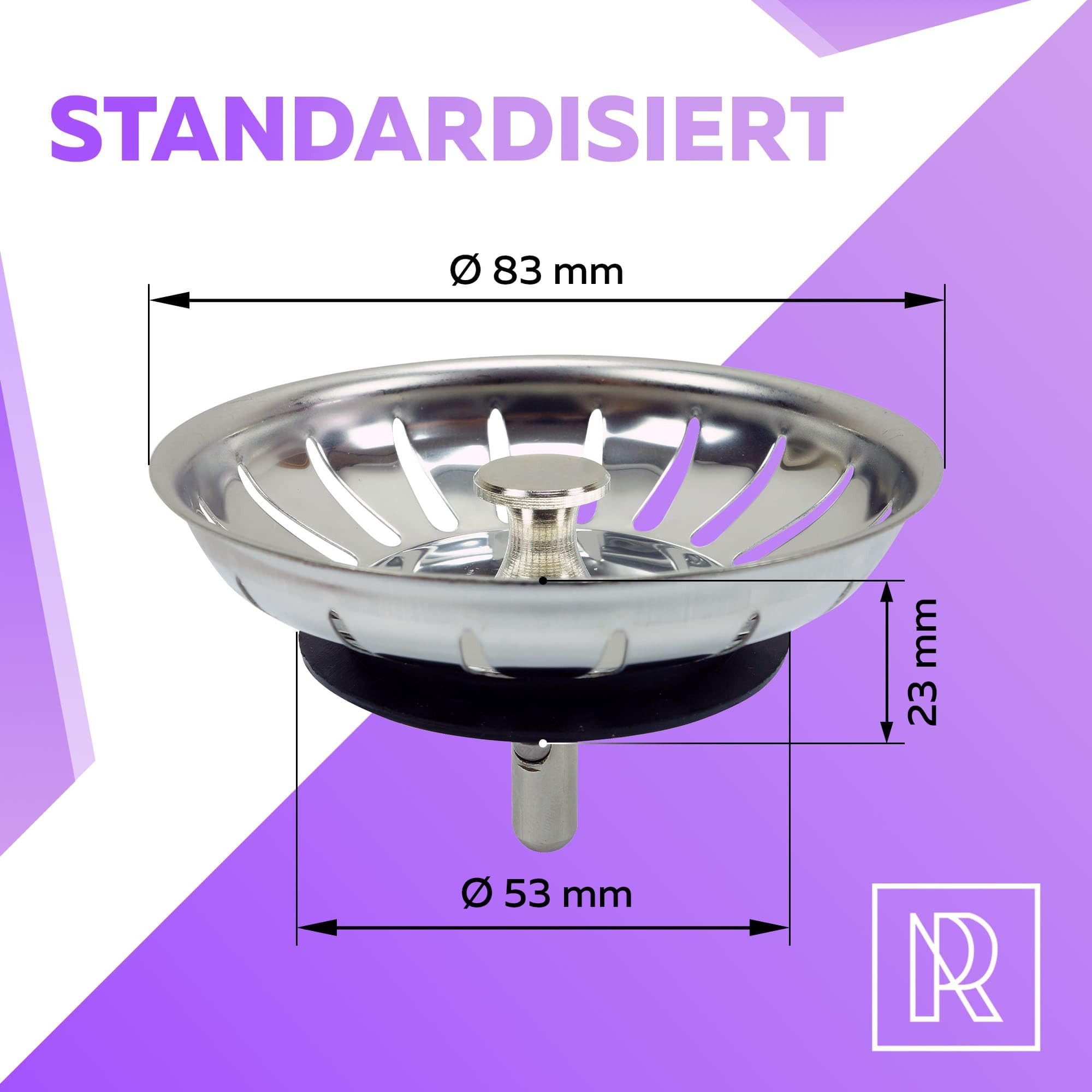 M. Rosenfeld Waschbeckenstöpsel Universal Waschbeckenstöpsel und Abflusssto günstig online kaufen