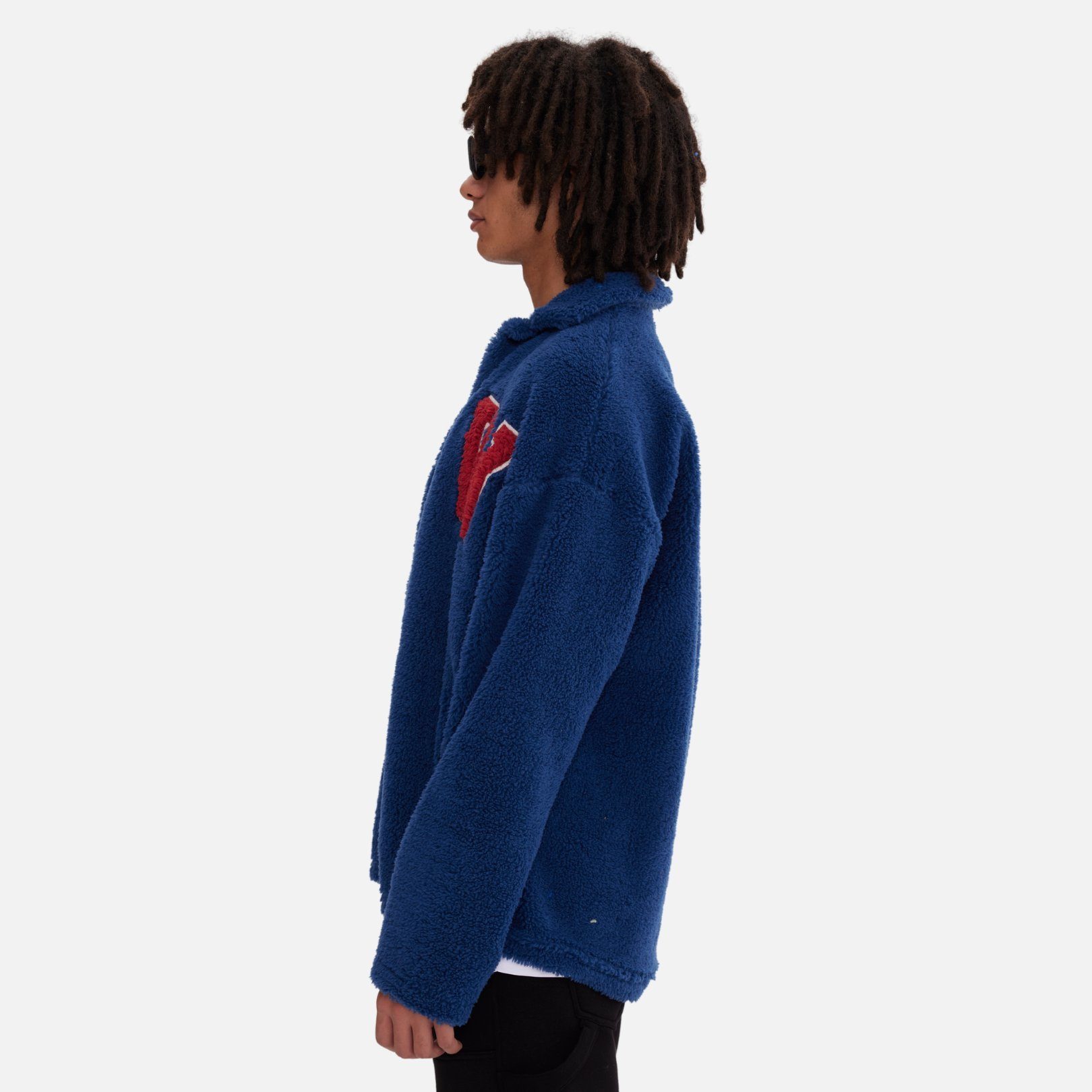 COFI Casuals Winterjacke Oversize Jacke Teddy W Shirt für Herren Teddyfell günstig online kaufen