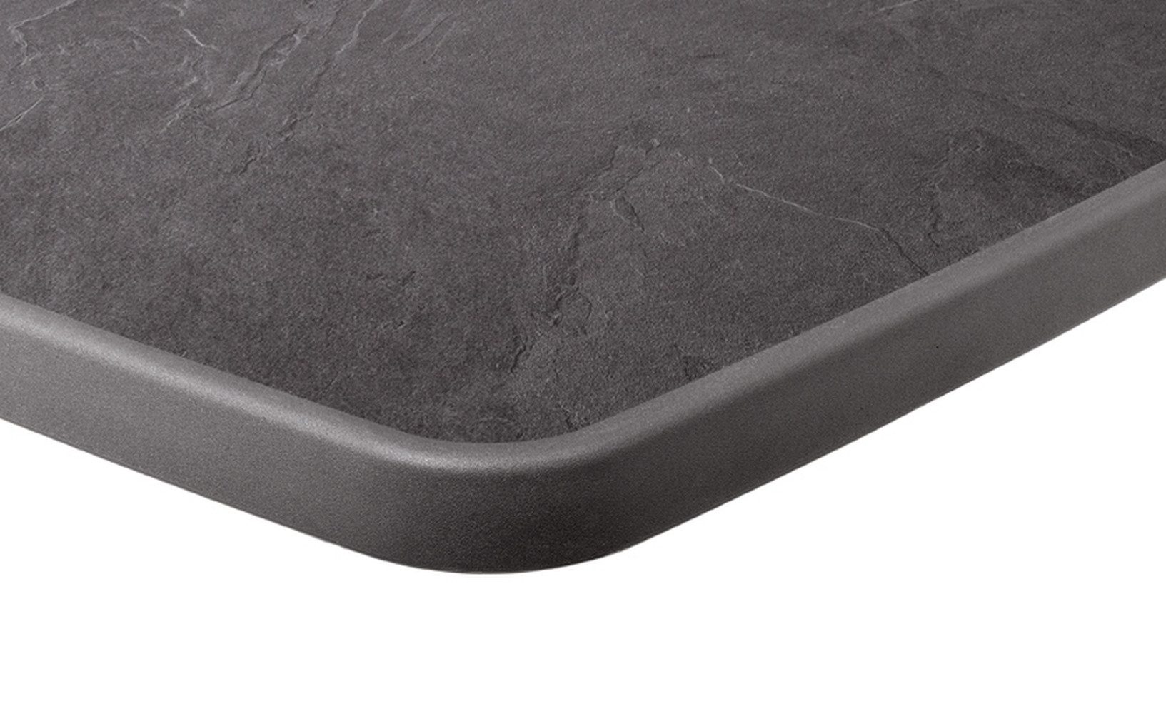 sieger Klapptisch Boulevard, in Schiefer anthrazit, mecalit®-PRO - 115x72x70cm (BxHxT)