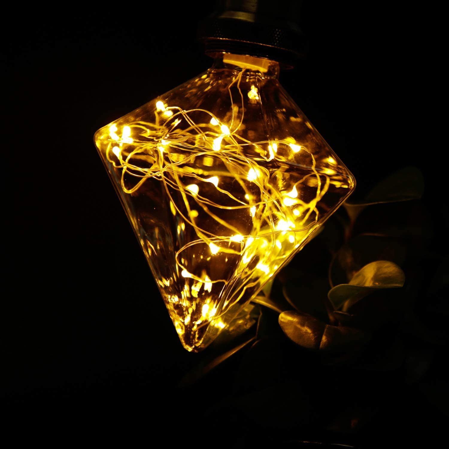 ZMH LED-Leuchtmittel LED Vintage Glühbirne E27 Fireworks 3W Diamant Warmwei günstig online kaufen