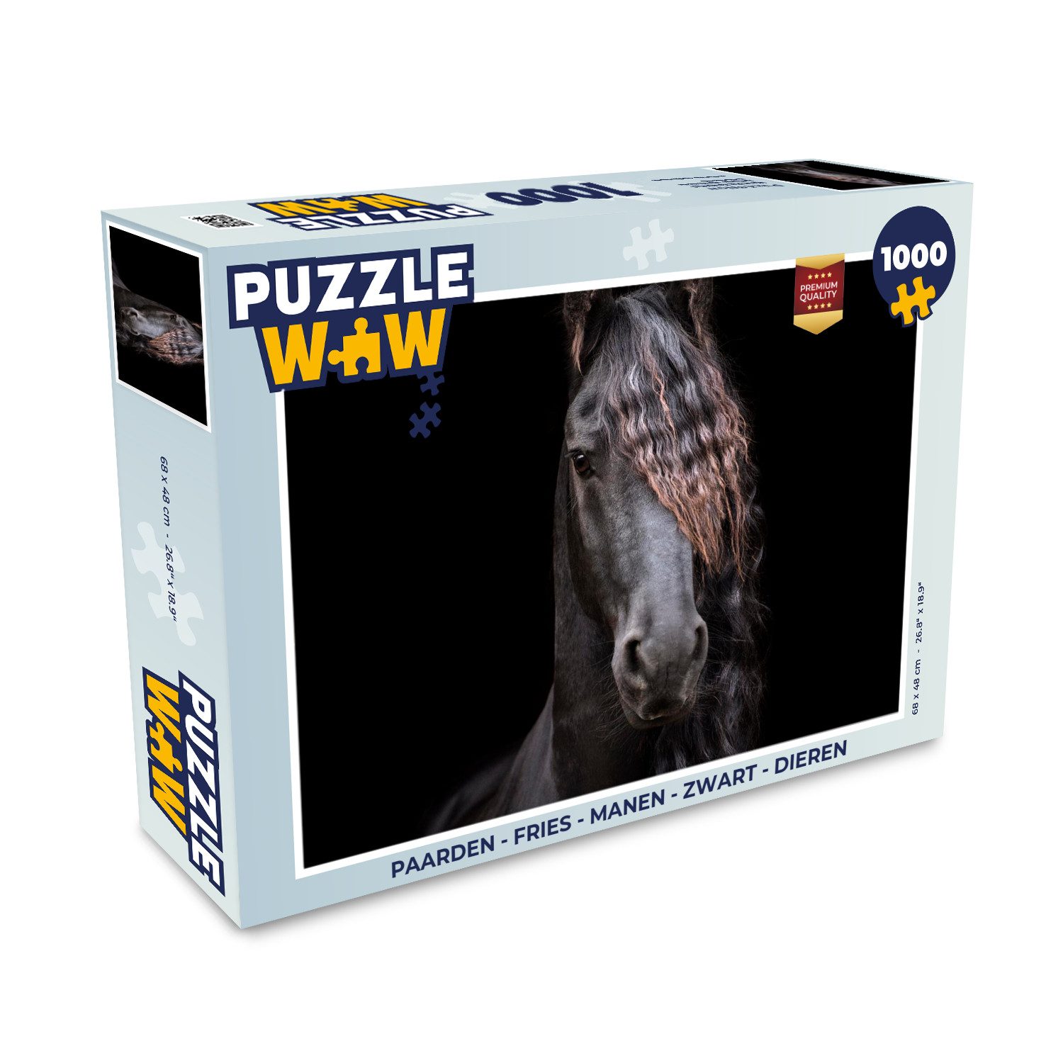 MuchoWow Puzzle Pferde - Friesisch - günstig online kaufen
