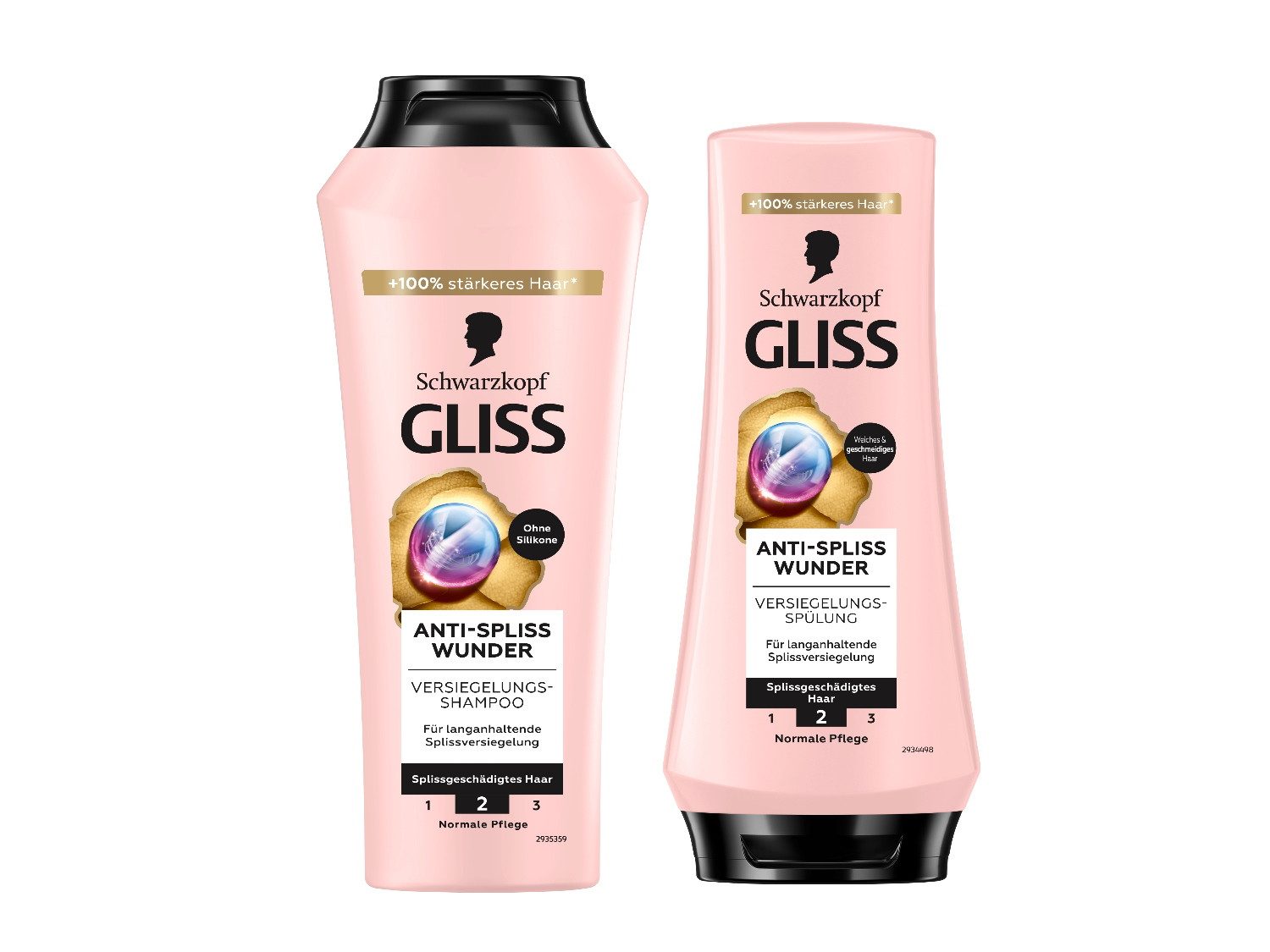 Haarshampoo Anti-Spliss Wunder 250ml & Haar-Spülung 200ml