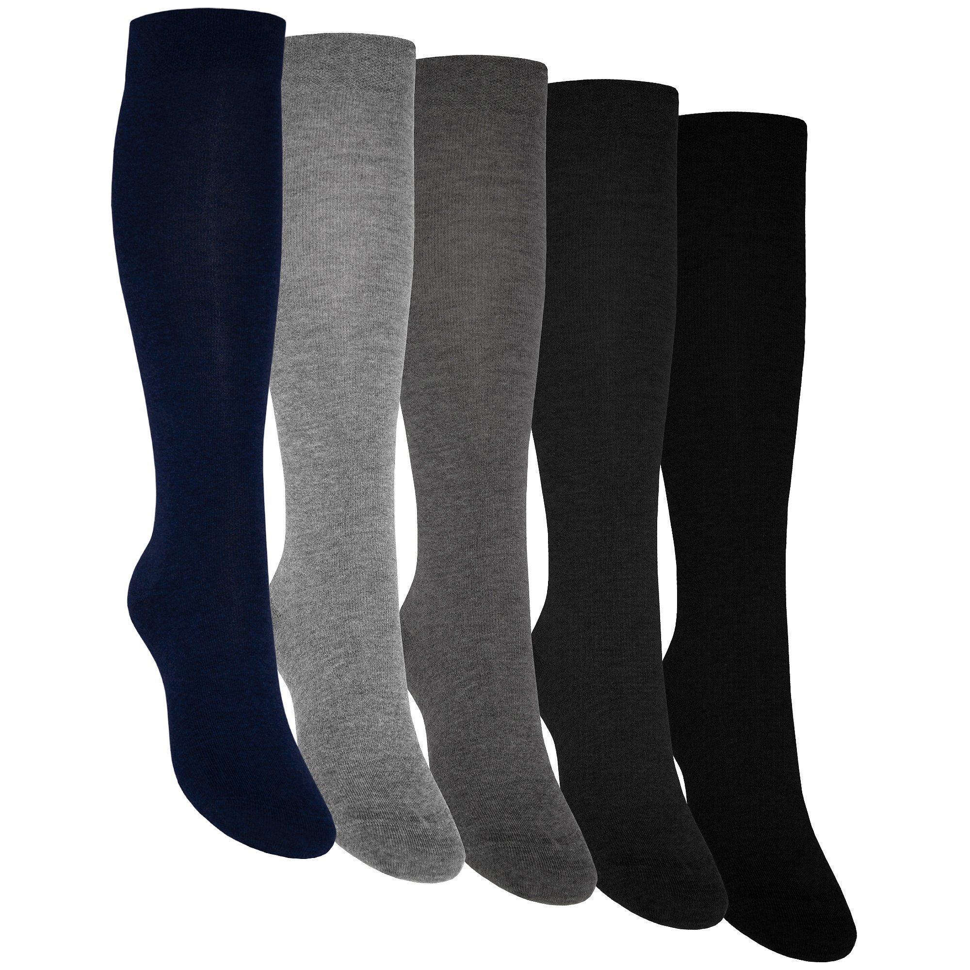 OCERA Kniestrümpfe OCERA Classics 5 Paar Kniestrümpfe (unisex) in verschiedenen Farben (5-Paar)