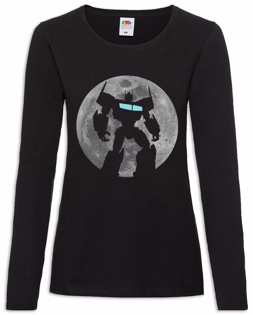 Langarmshirt Prime Moon Damen Langarmshirt Truck Mond Optimus Leader Auto Robot Bot