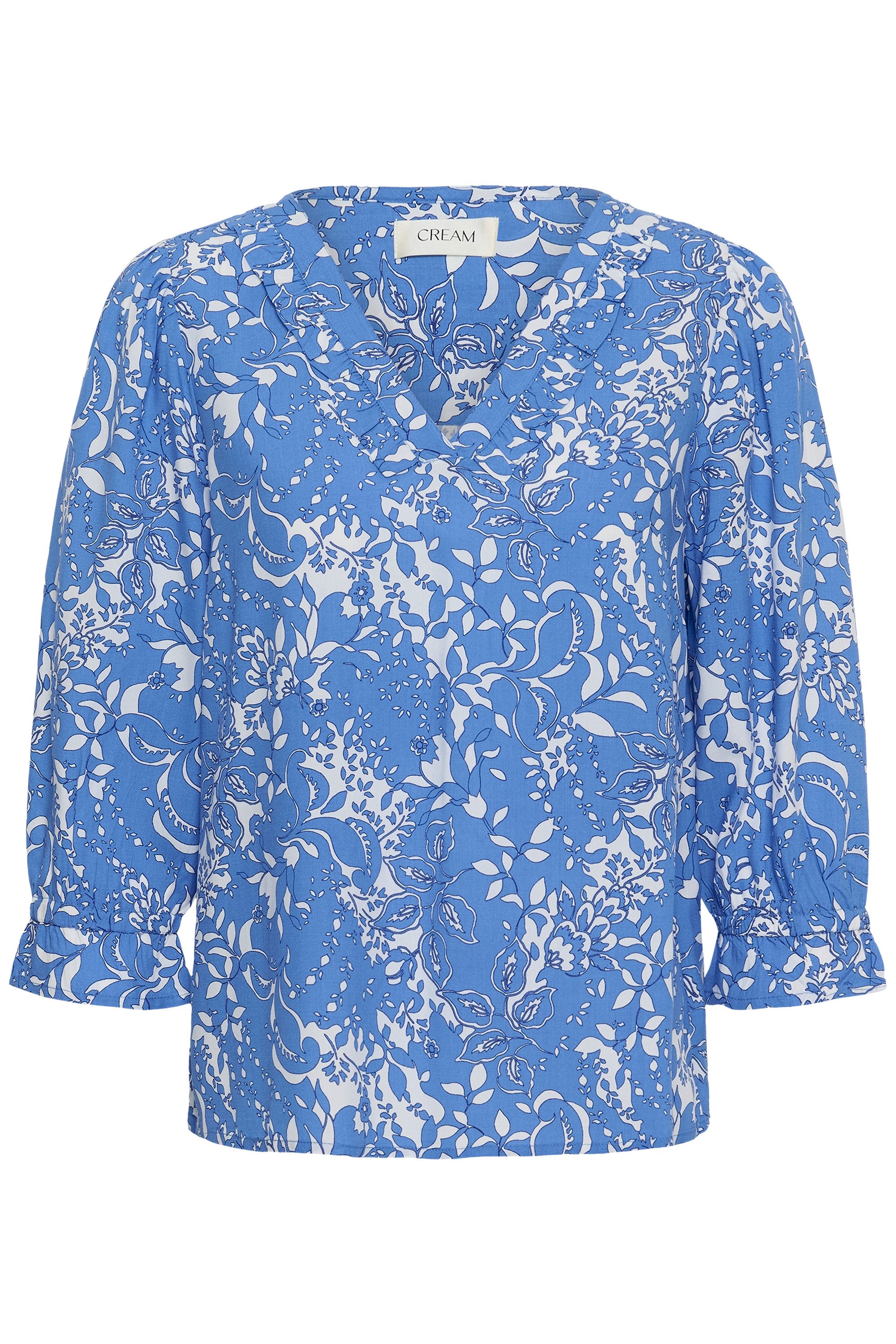 Langarmbluse Langarm-Bluse CRTiah