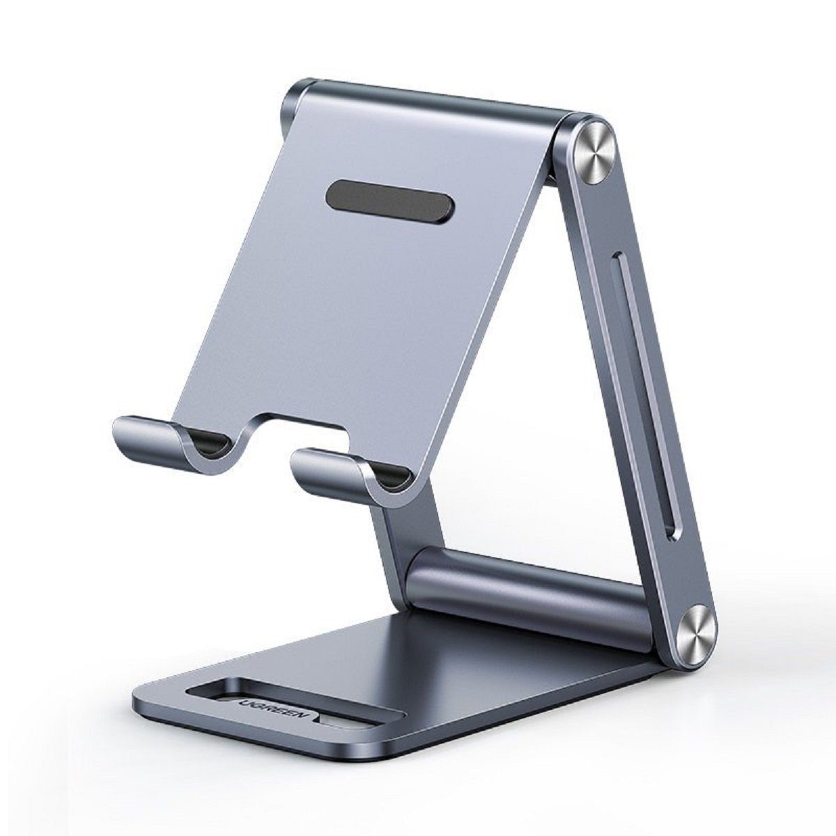UGREEN Handy-Halterung Handyhalterung Tischständer Handy Halter, (Aufsteckbefestigung, 1-tlg., Aluminium, Universal für Tischständer, Smartphone, Tablet)