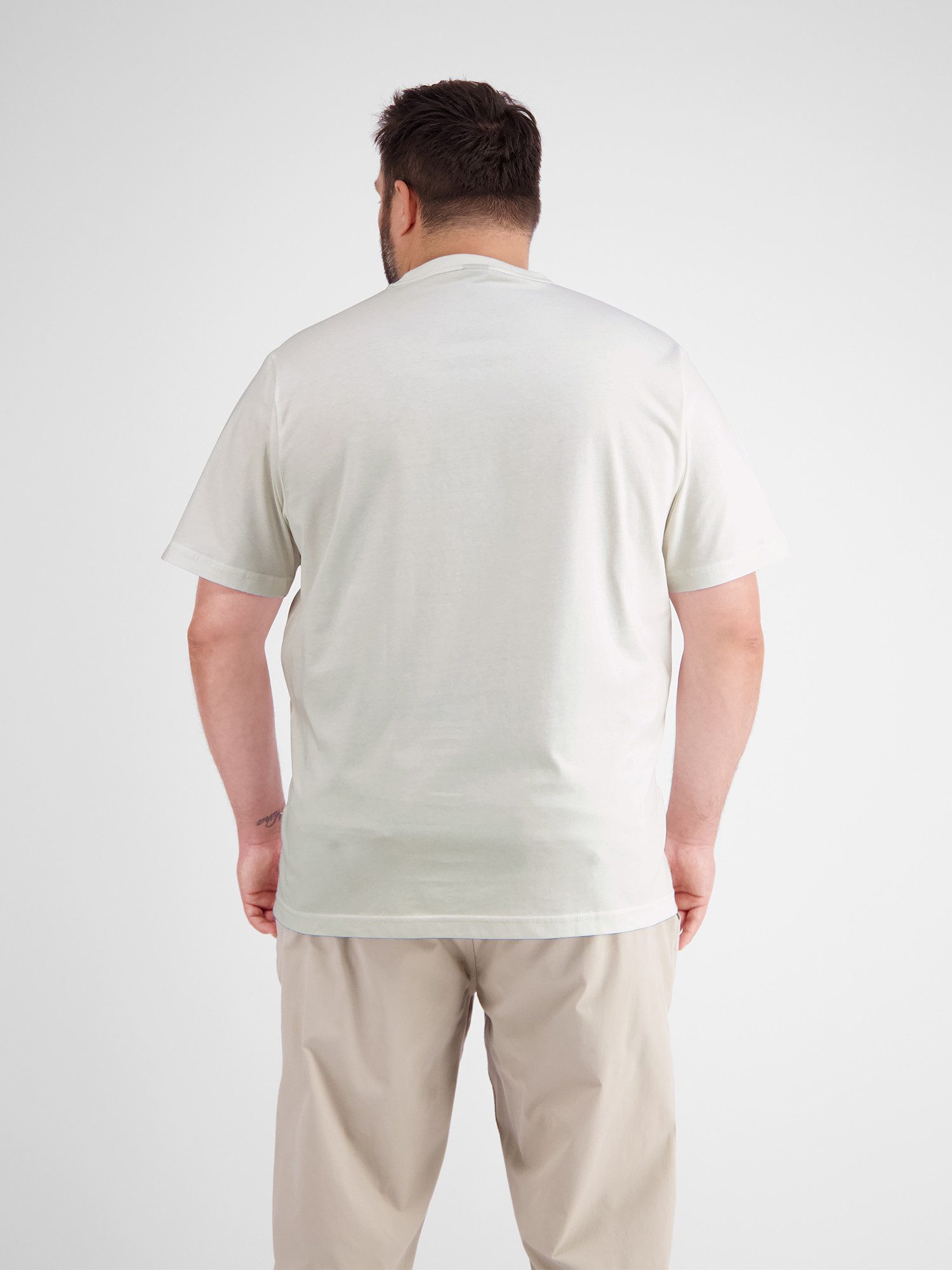 LERROS T-Shirt "LERROS T-Shirt mit Brustprint in Großen Größen" günstig online kaufen