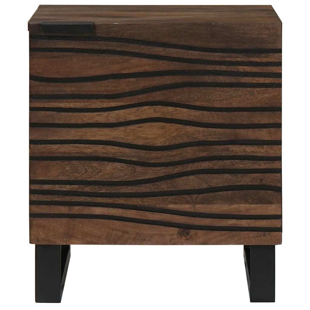 vidaXL Nachttisch Nachttisch Walnuss 40 x 33 x 46 cm Holzwerkstoff (1-St)