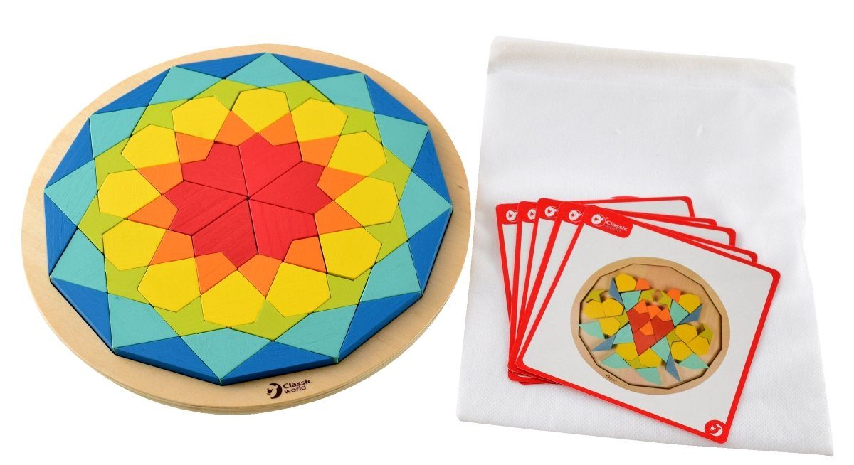 Classic World Puzzle Holz Mandala, 72 Puzzleteile günstig online kaufen