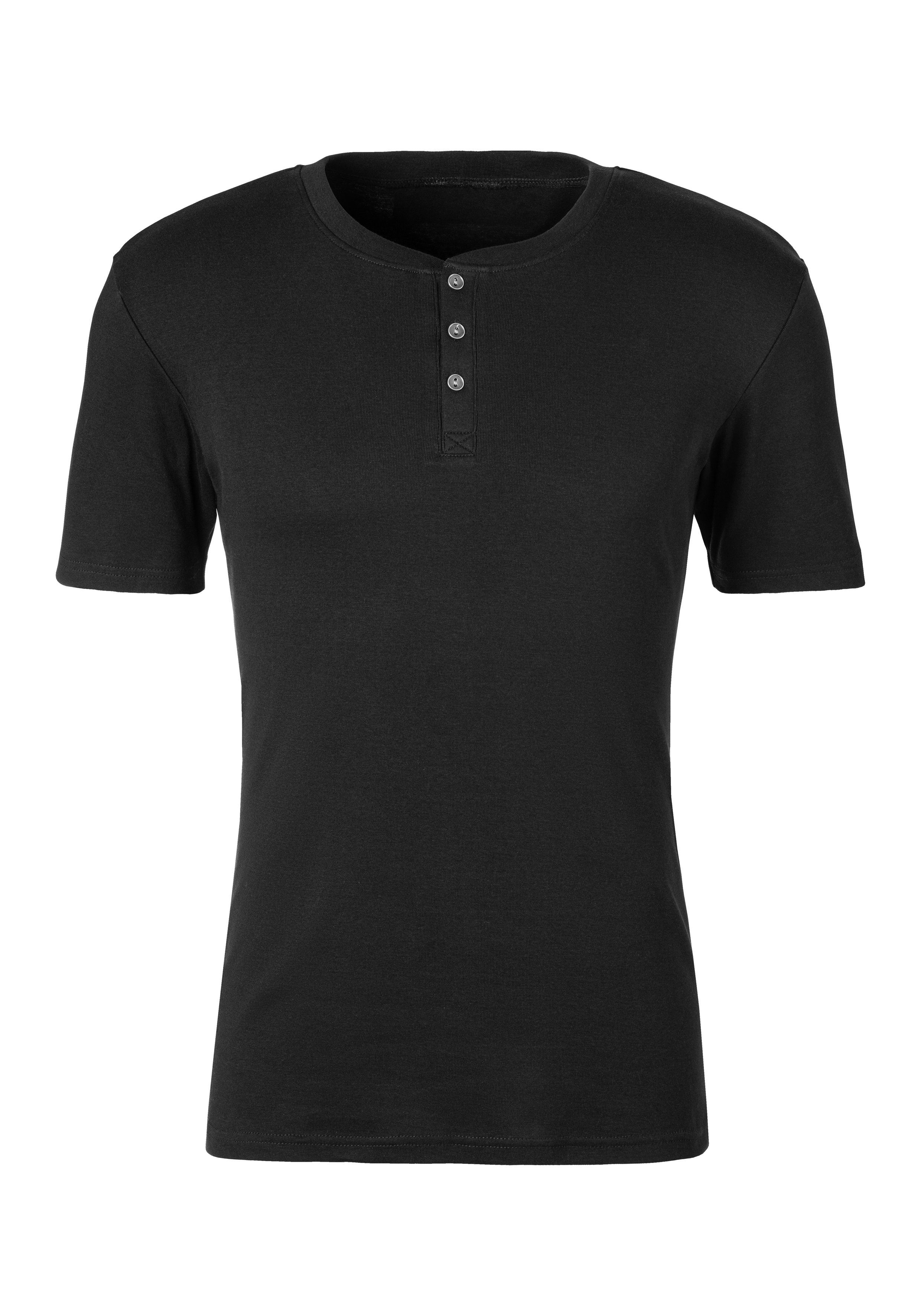 H.I.S T-Shirt mit aufwendiger Knopfleiste, perfekt als Unterziehshirt günstig online kaufen