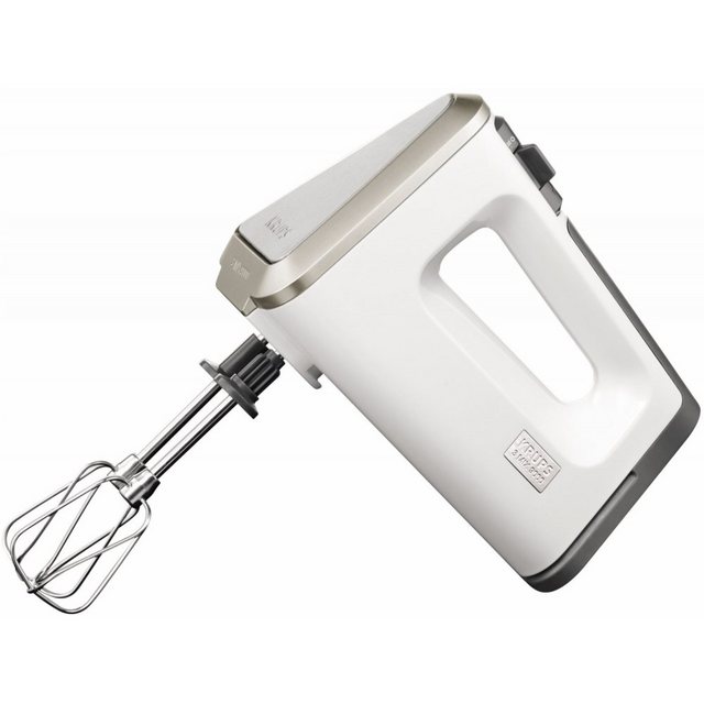 Krups Handmixer 3 Mix 9000 Exklusiv Handmixer – weiß/grau, 500 W