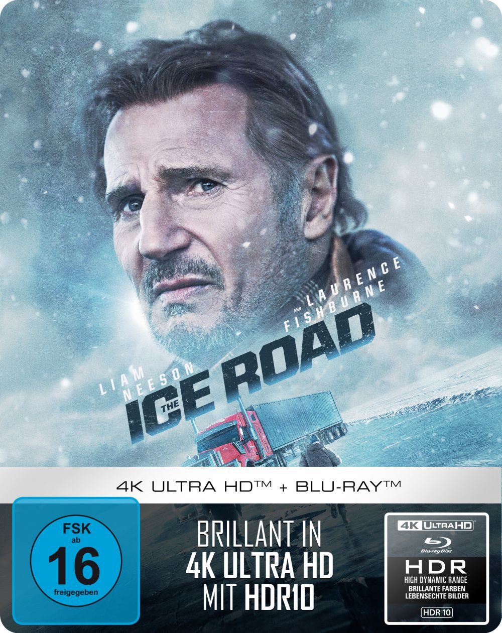 Capelight Pictures Blu-ray 4K Ultra HD The Ice Road - 2-Disc Limited Steelbook (UHD-Blu-ray + Blu-Ray), (1-St)