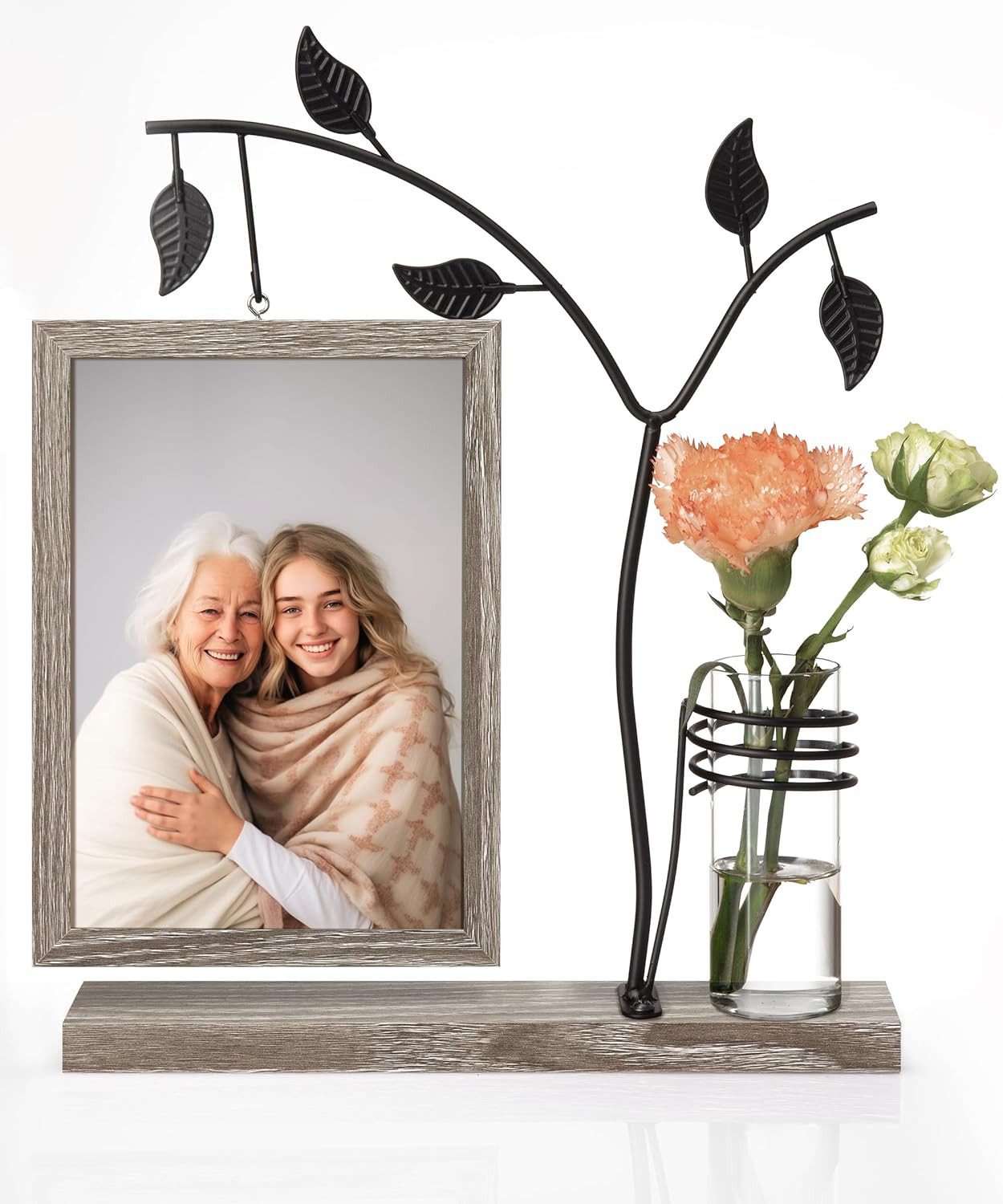 Refined Living Bilderrahmen Holz Doppelglas Fotorahmen 10x15, drehbar, mit günstig online kaufen