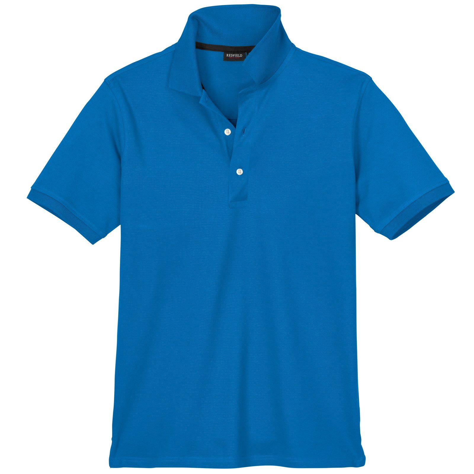 redfield Poloshirt Große Größen Herren Stretch-Poloshirt royalblau Redfield