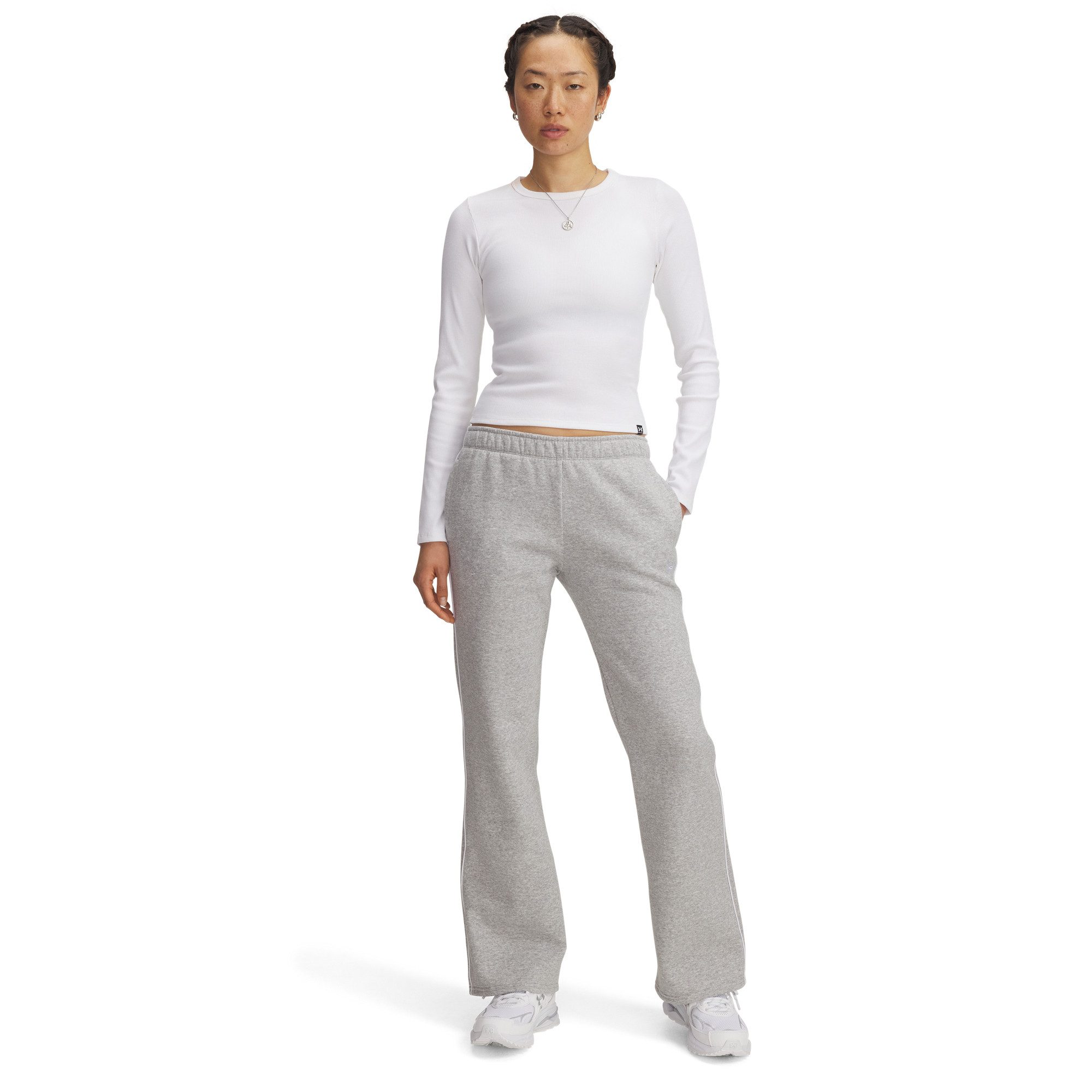 Under Armour® Trainingshose Under Armour Damen Trainingshose UA Rival Fleece Piped 6003711