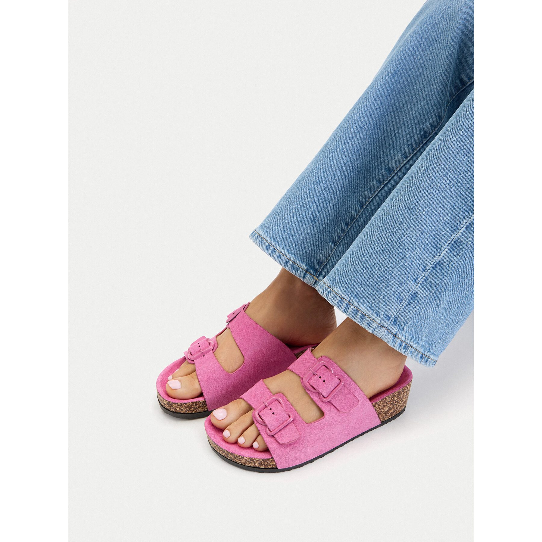 Jenny Jenny Damen-Flip-Flops in Pink Badepantolette
