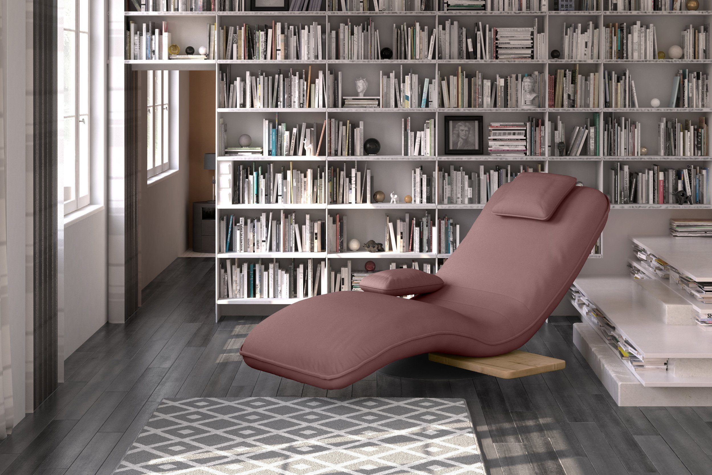 99rooms Relaxliege Evora, Relaxliege, Liegesessel, gepolstert, Liegekomfort, frei im Raum stellbar, inklusive Kissen