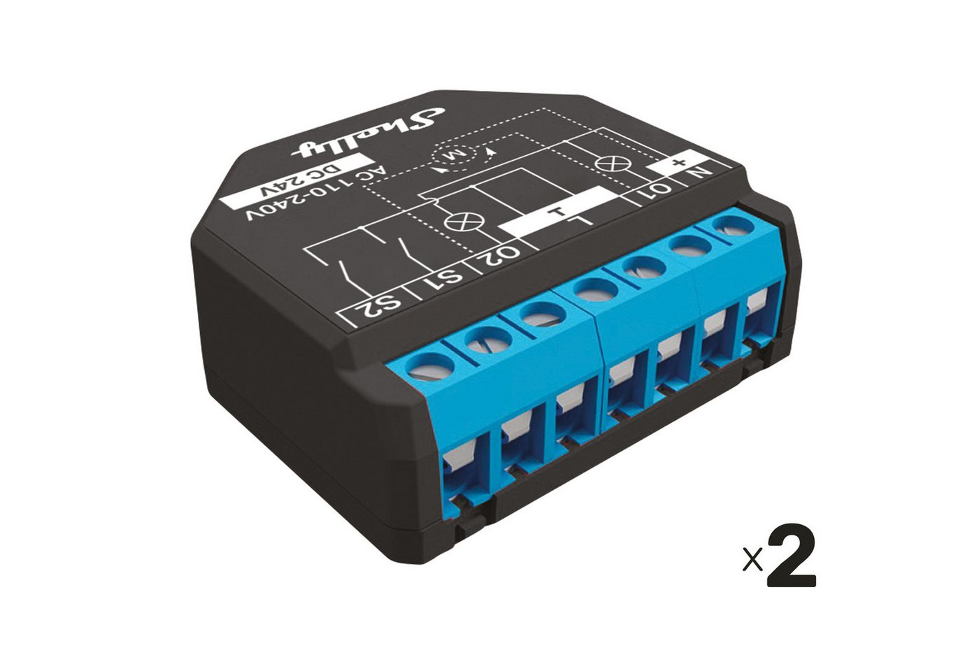Thumbnail - Shelly SHELLY Rollladensteuerung Starter Kit, 2er Set Smart-Home Starter-Set