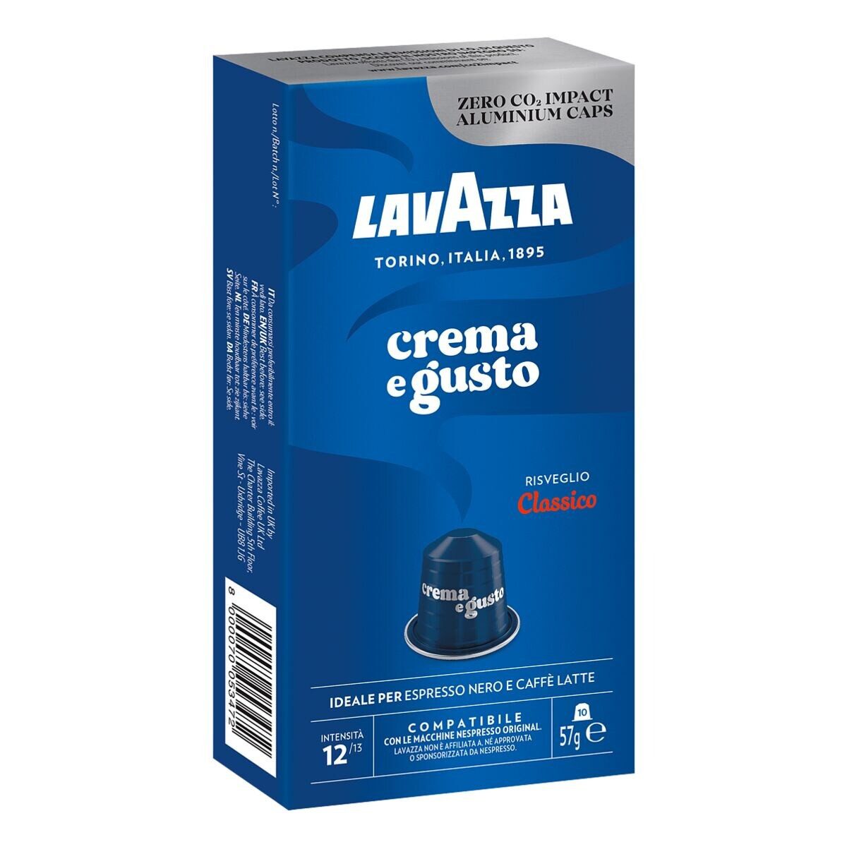 Lavazza Kaffee Espresso Crema e Gusto, 10 Kaffeekapseln