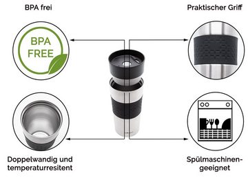 ZOLLNER24 Thermobecher, BPA frei, 360 ml Fassungsvermögen