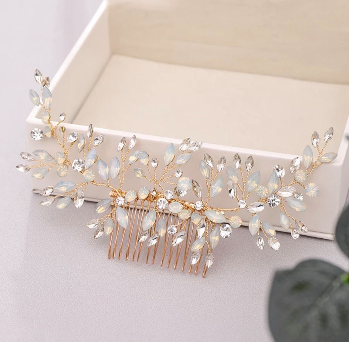 7. Bild von Brautkrone Diadem »Haarkamm Braut Haarschmuck Hochzeit Hochzeitsschmuck«