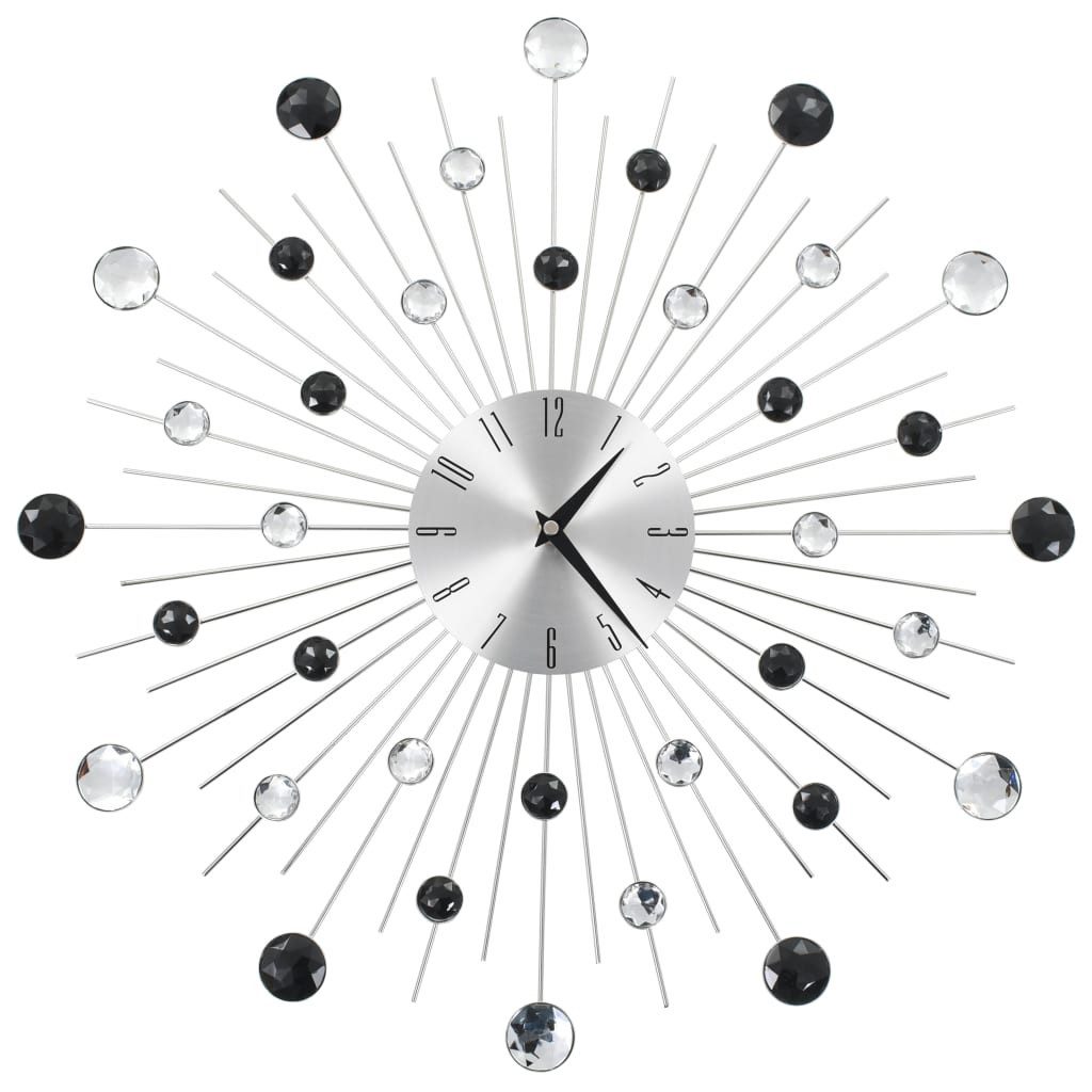 vidaXL Wanduhr Wanduhr mit Quarzwerk Modernes Design 50 cm