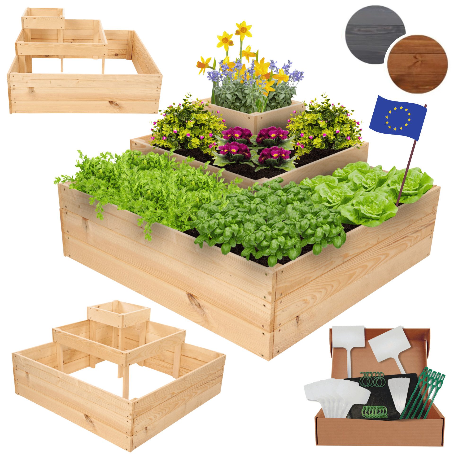 Modo24 Hochbeet ZP08 Kräuterbeet, Gartenbeet, Pflanzkasten, günstig online kaufen