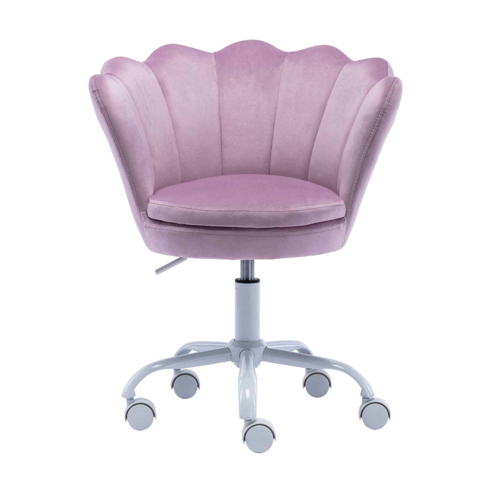 CHAIRUS Drehstuhl Höhenverstellbarer Samt-Drehstuhl mit Blütenblatt-Design für Kinder (1 St), Bürostuhl, Schreibtischstuhl, Polsterstuhl