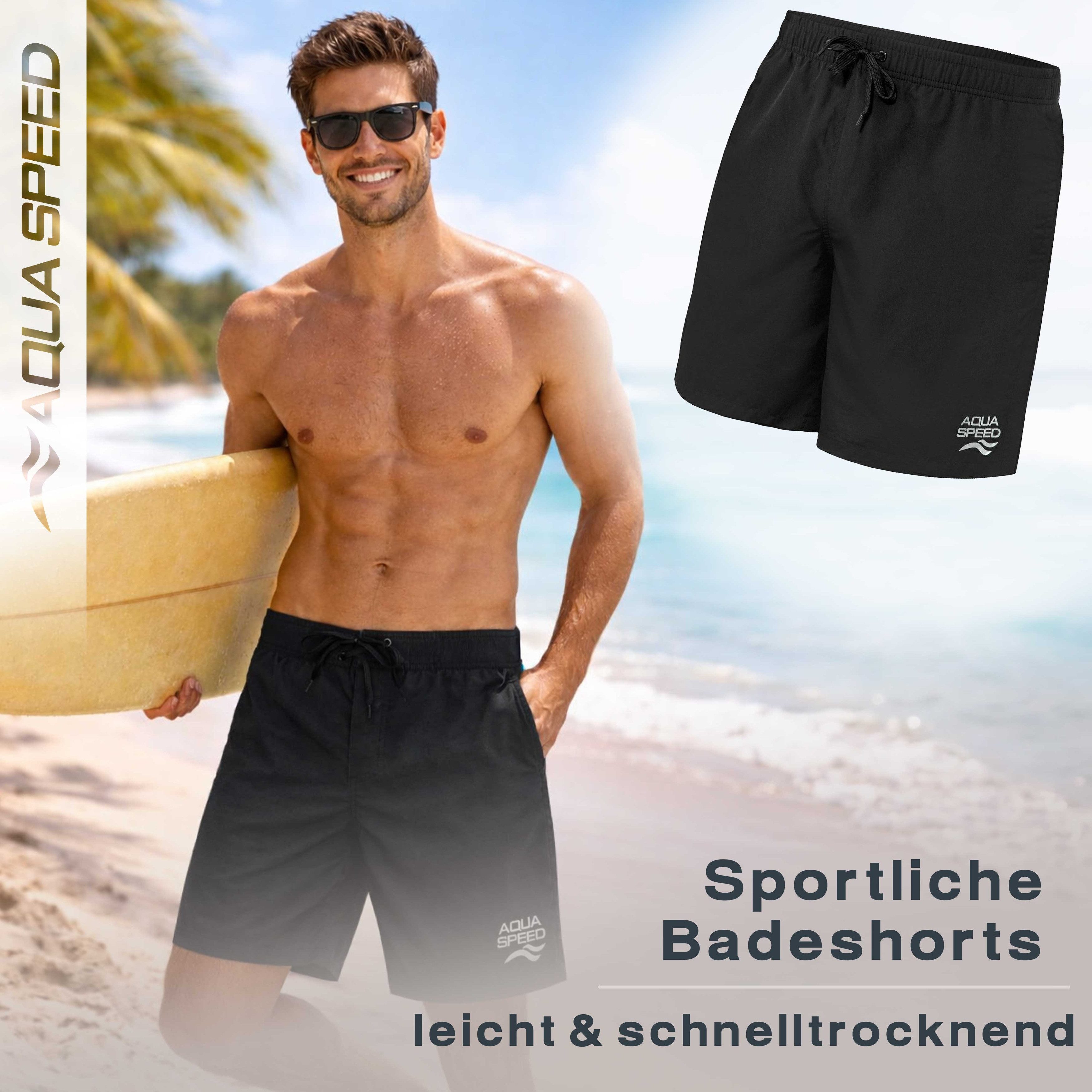 Aqua Speed Boardshorts (DYLAN Badeshorts Schwimmhose Badehose Strandhose Mä günstig online kaufen