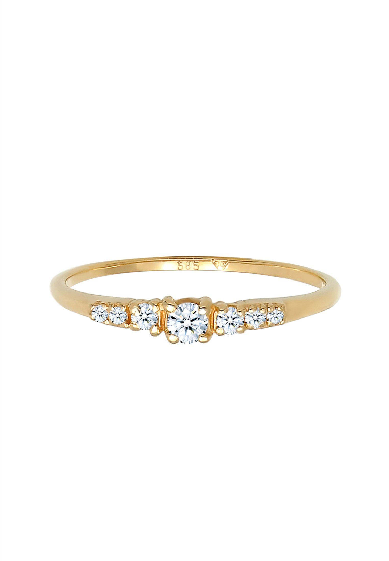 Elli DIAMONDS Verlobungsring Verlobung Diamanten (0.14 günstig online kaufen