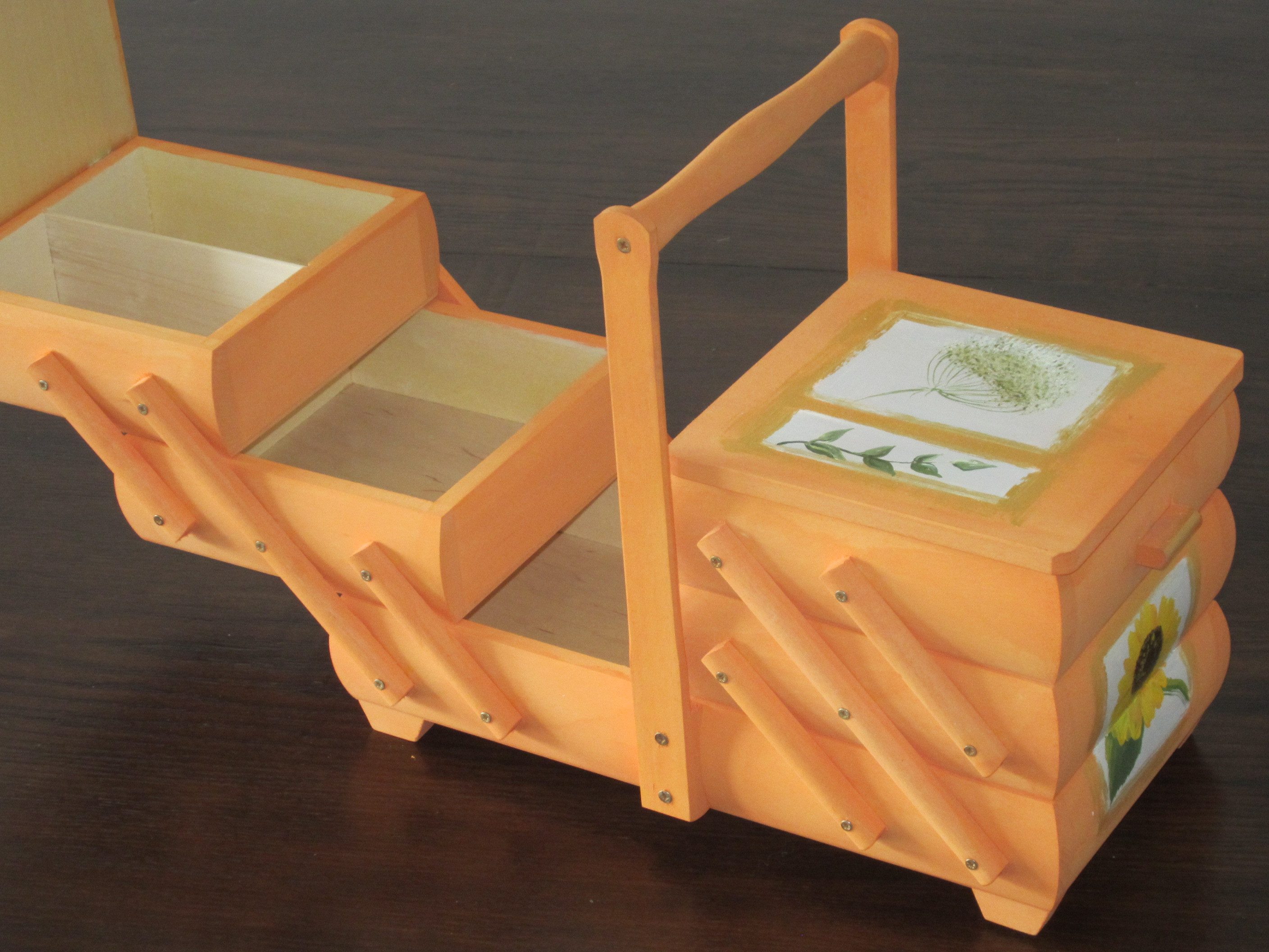 Holzprodukte Nähkästchen Nähkästchen Nähkästchen Nähkasten Nähkorb günstig online kaufen