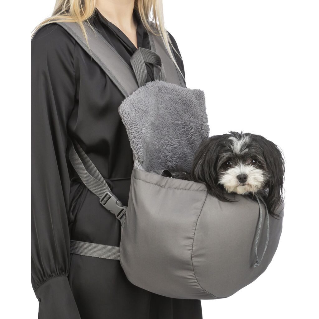 TRIXIE Tiertransporttasche Molly - grau - 25 × 38 × 17 cm