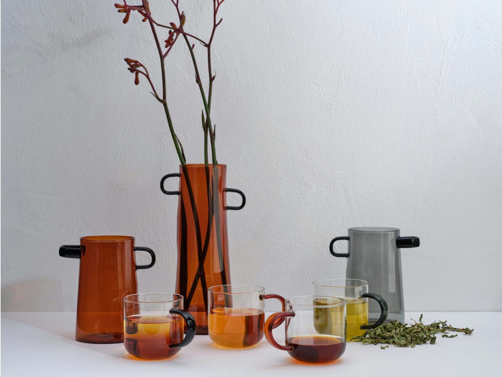 ASA SELECTION Dekovase Rayu Vase grey 10cm (Vasen)