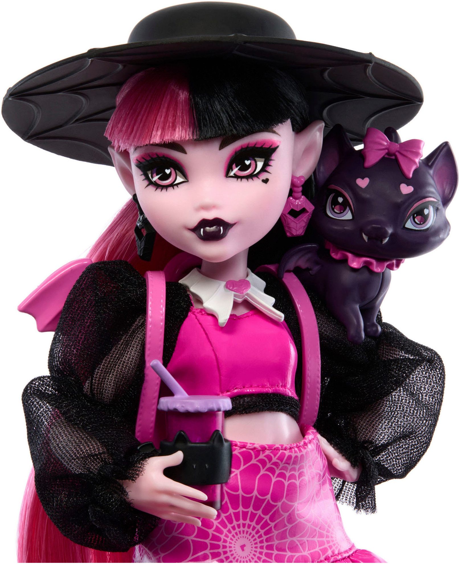 MonsterHigh™ Anziehpuppe Draculaura mit Haustier Count Fabulous