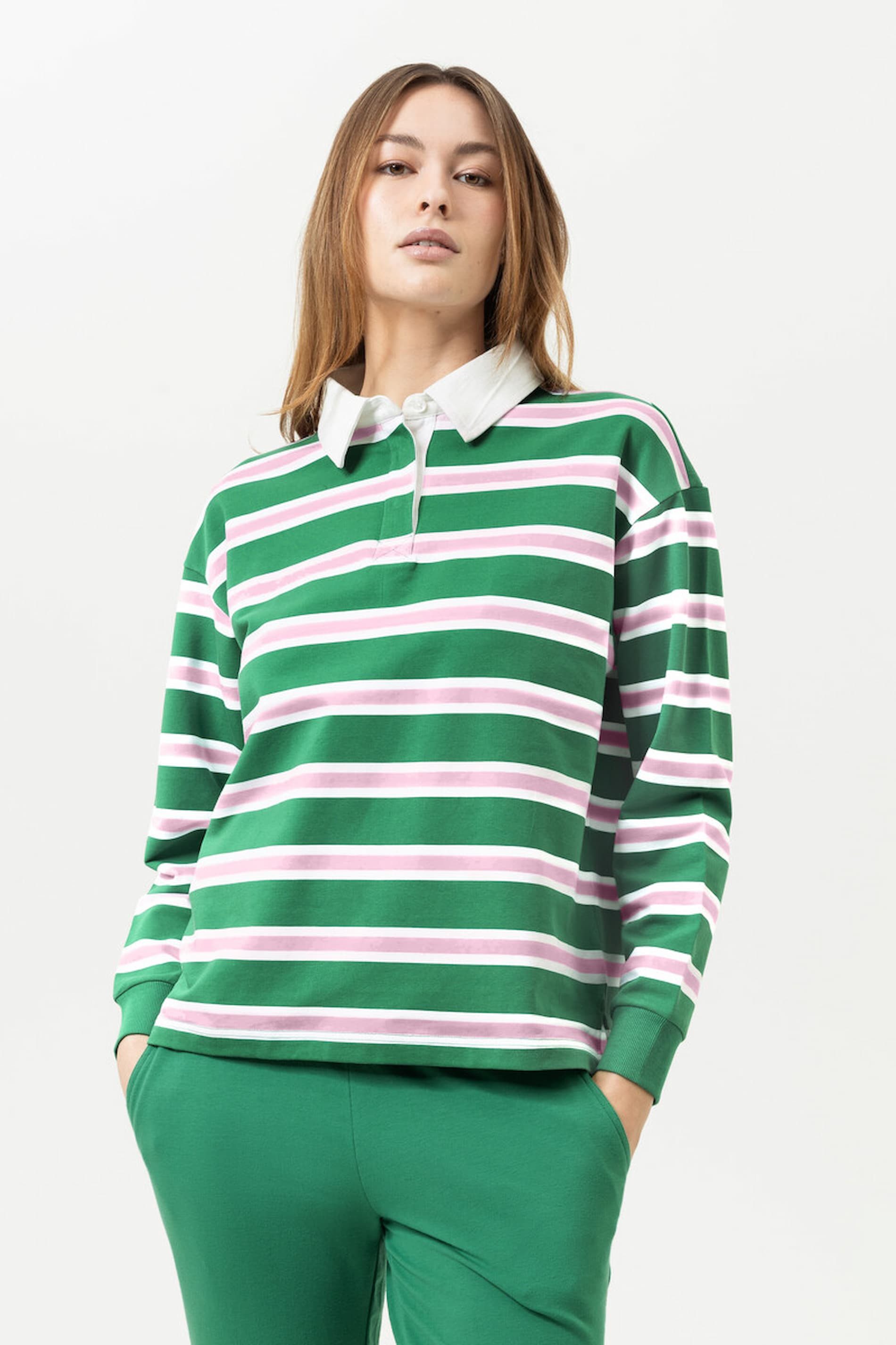 Mey Sweatshirt Sweatshirt TOUCHLINE STRIPES