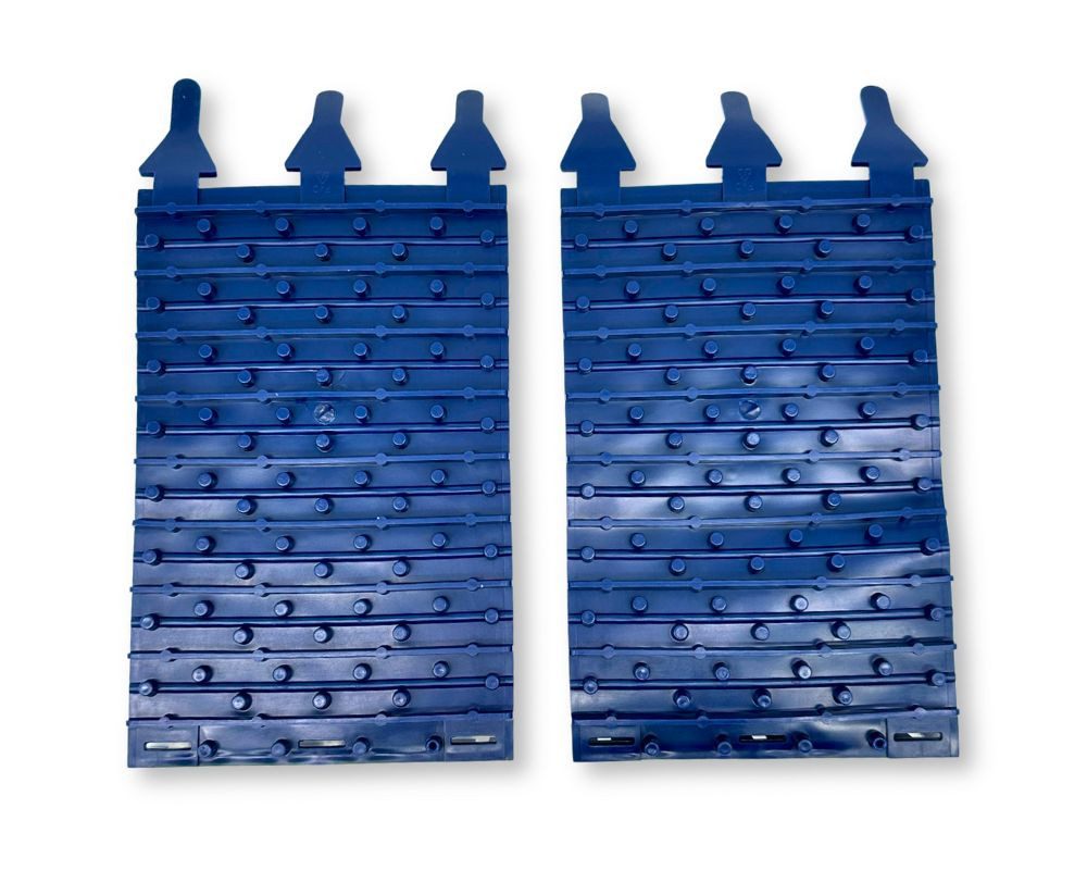 ZODIAC® Poolbodensauger PVC Lamellenbürste blau ZODIAC Vortex 3 Set mit 2 Stück
