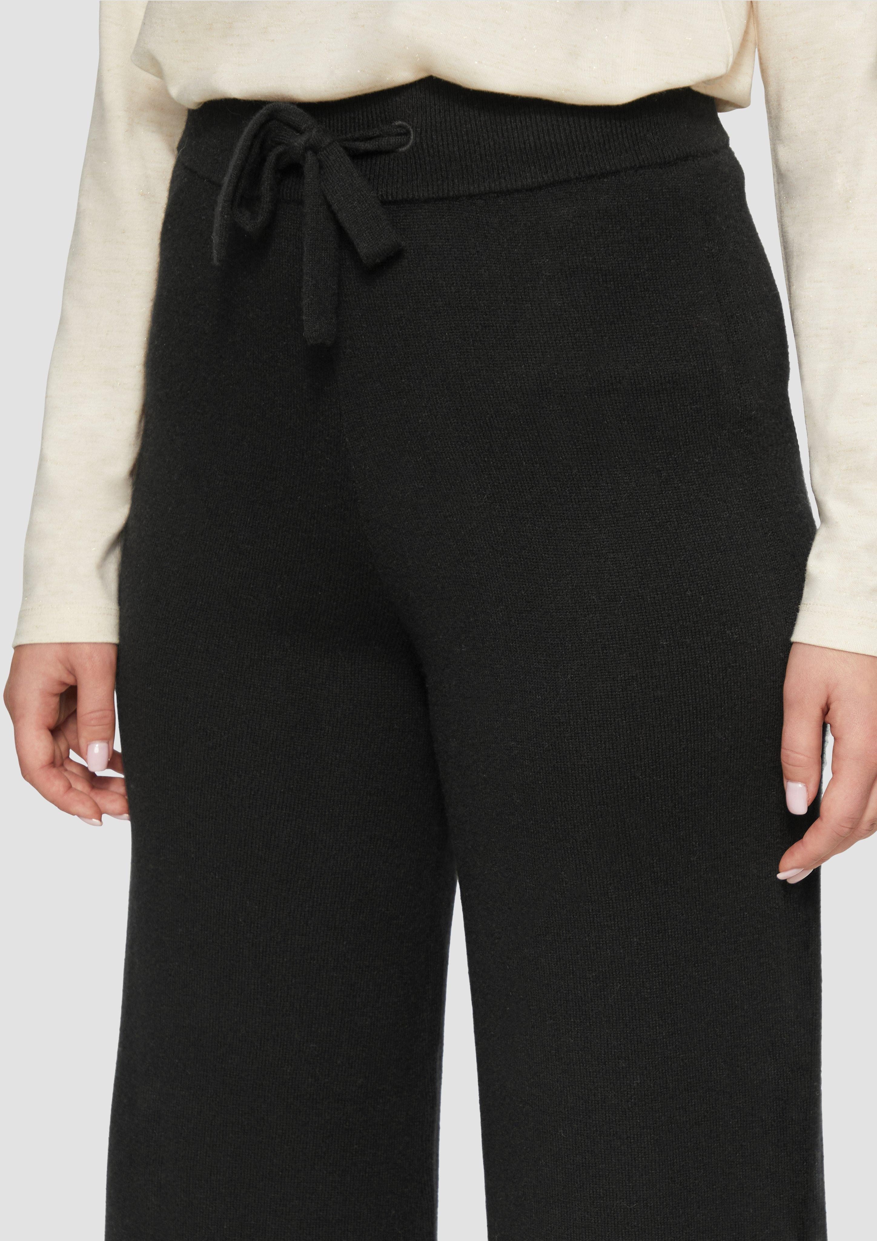 s.Oliver Stoffhose Strickhose aus Kaschmirmix mit günstig online kaufen