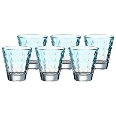 LEONARDO Glas »Optic Trinkgläser 215 ml 6er Set«, Glas