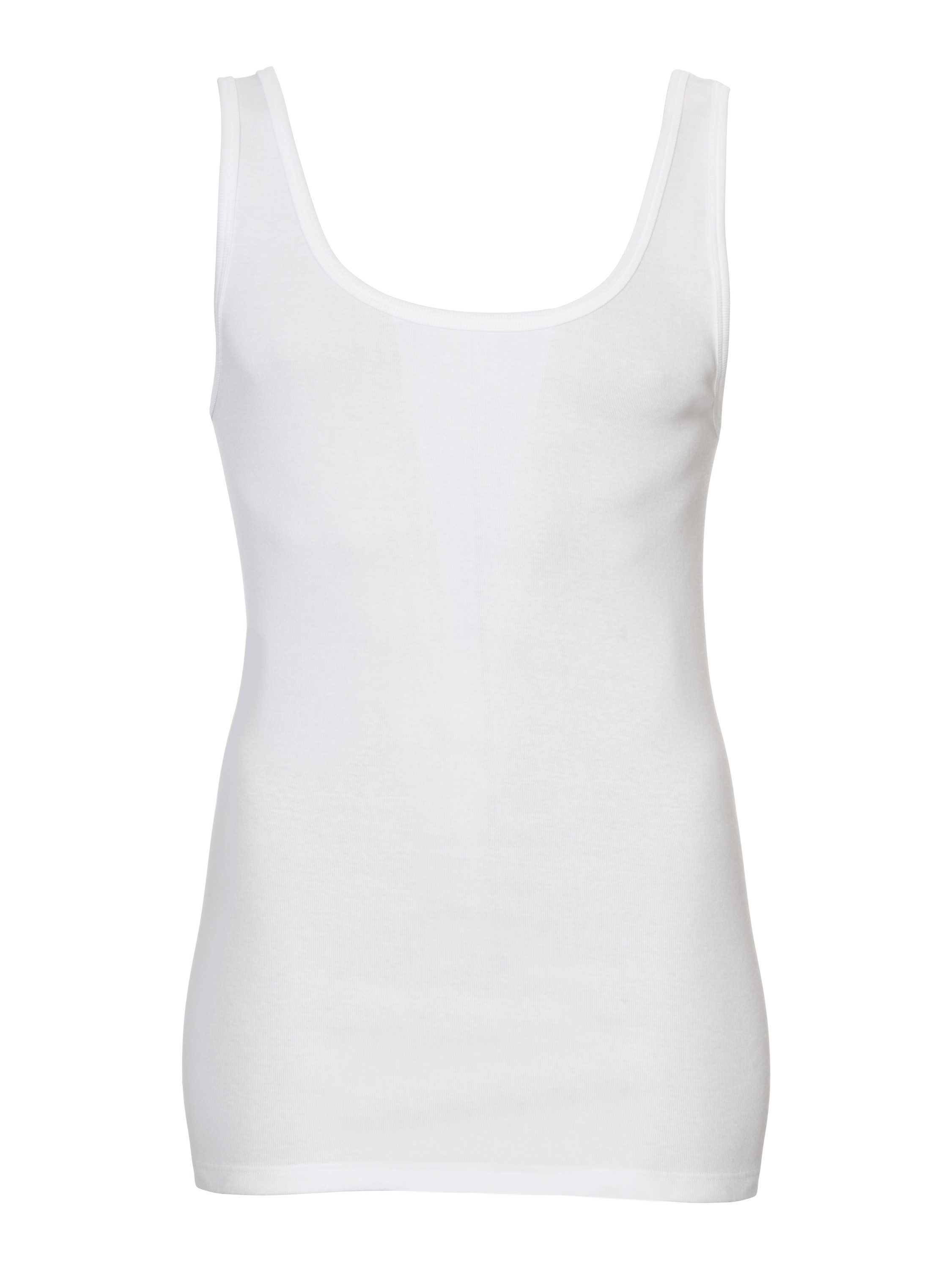 CALIDA Unterhemd Cotton 1:1 Herren (1-St) aus besonders weicher, hautfreundlicher Baumwolle, Feinripp
