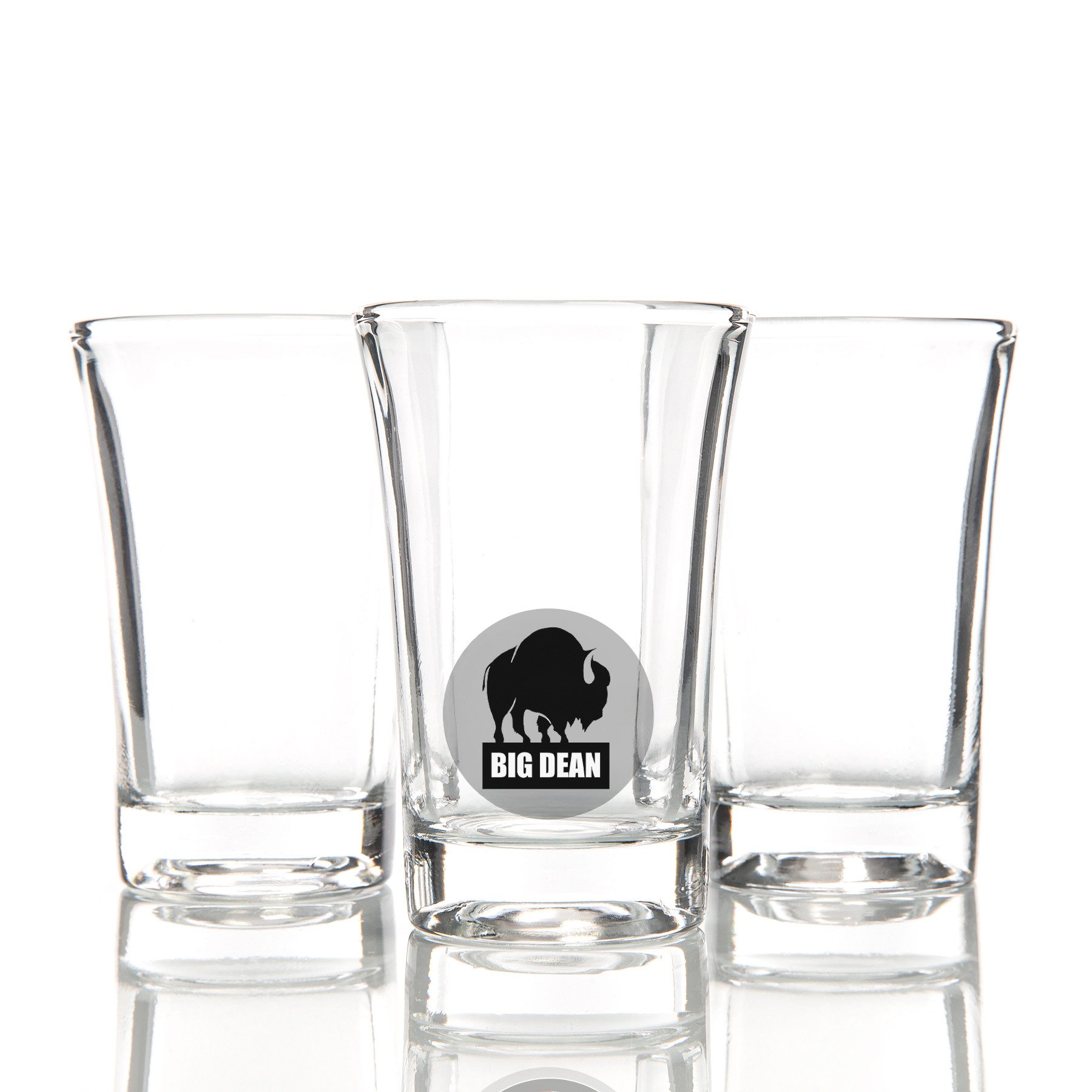 BigDean Schnapsglas 12 Stück Бокалы для шнапса 4cl aus Glas, Glas