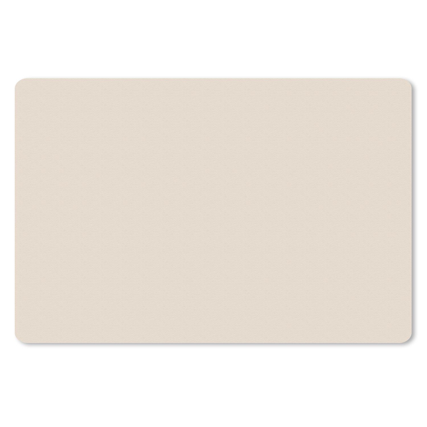 MuchoWow Mauspad Beige - Unifarben (1-St), Mouse pad Klein, Gaming Deko, PC Zubehör, 27x18 cm