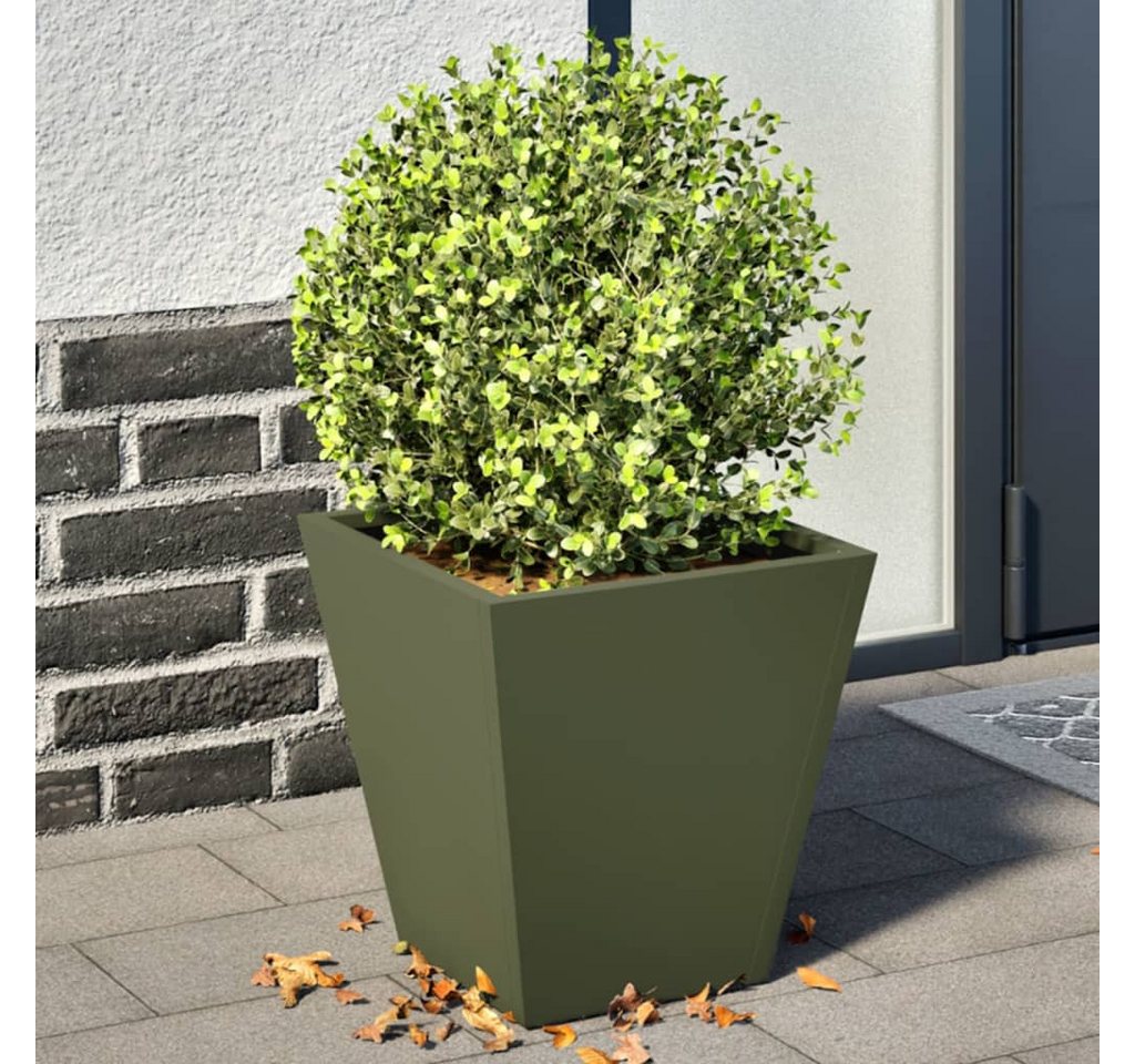 Thumbnail - vidaXL Pflanzkübel Pflanzkübel Blumenkübel Pflanzcontainer Pflanzgefäße 2 Stk Olivgrün 30